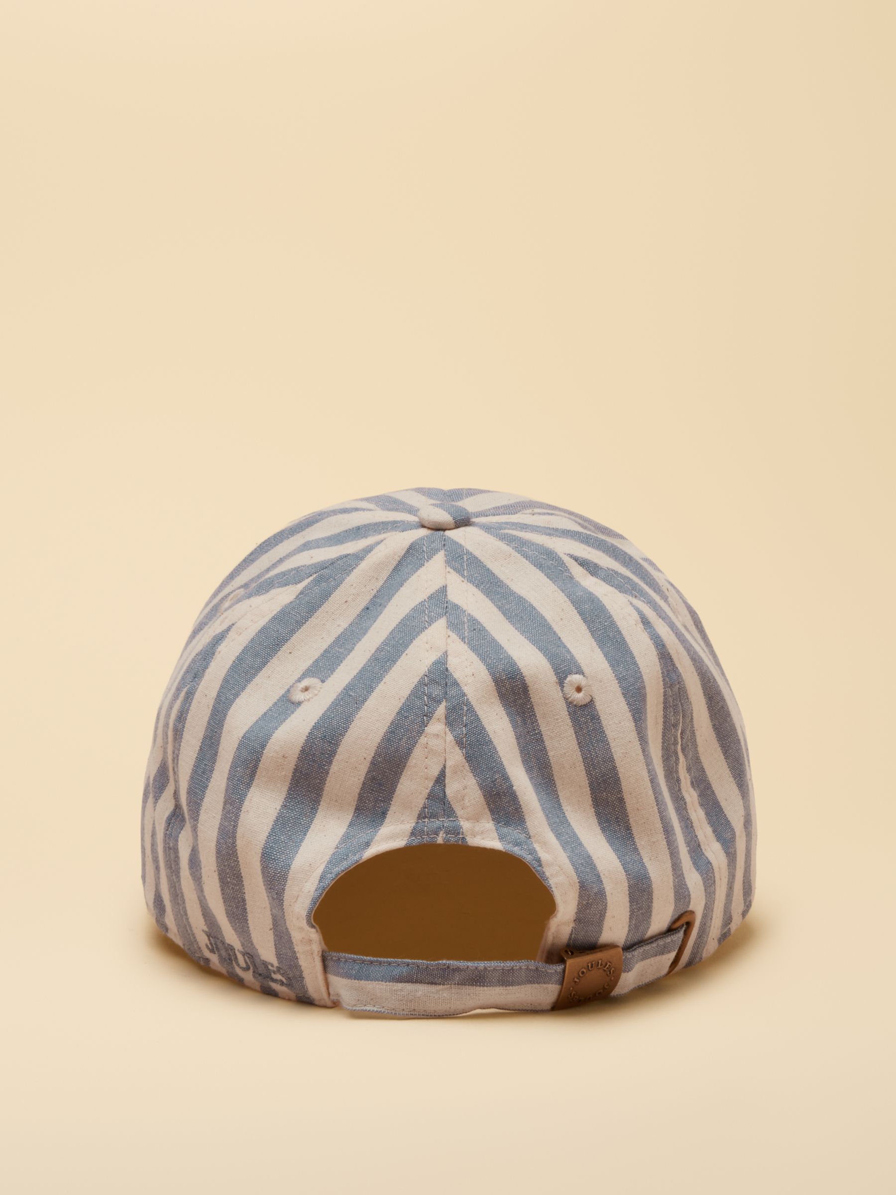 Daley Stripe Blue Ecru Baseball Cap - Image 6 of 8
