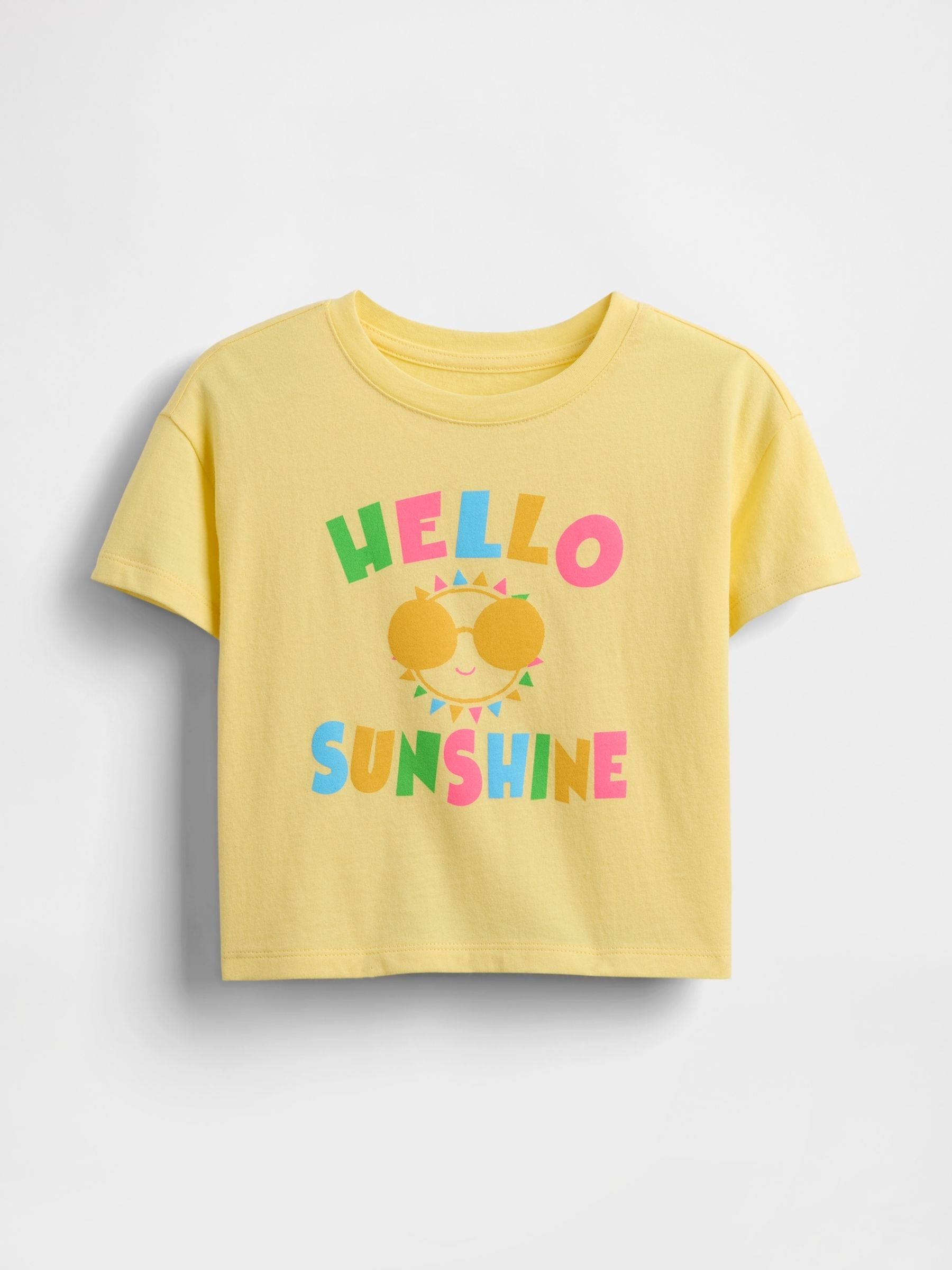 Yellow Sunshine Relaxed Graphic Short Sleeve T-Shirt (6mths-5yrs) - Image 1 of 2