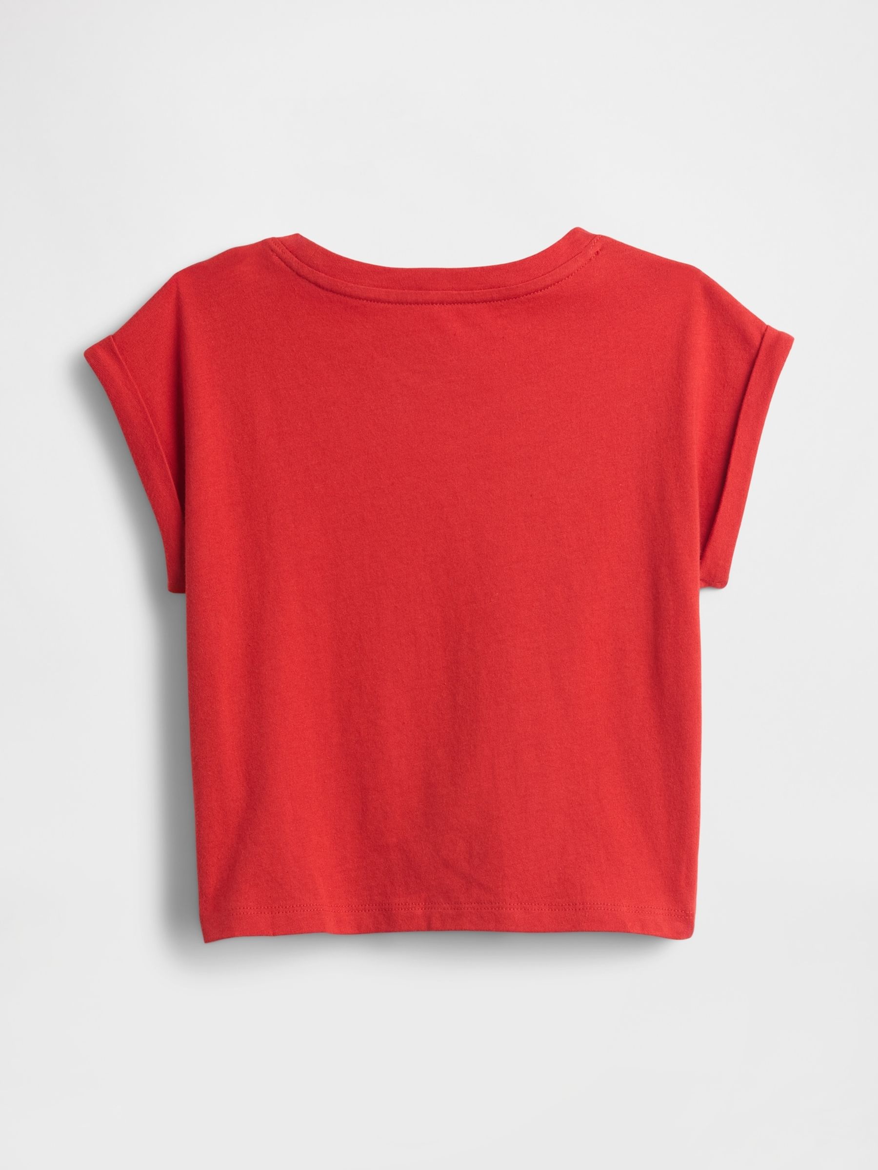 Red Tie-Knot Logo Rolled Sleeve T-Shirt (6mths-5yrs) - Image 2 of 3