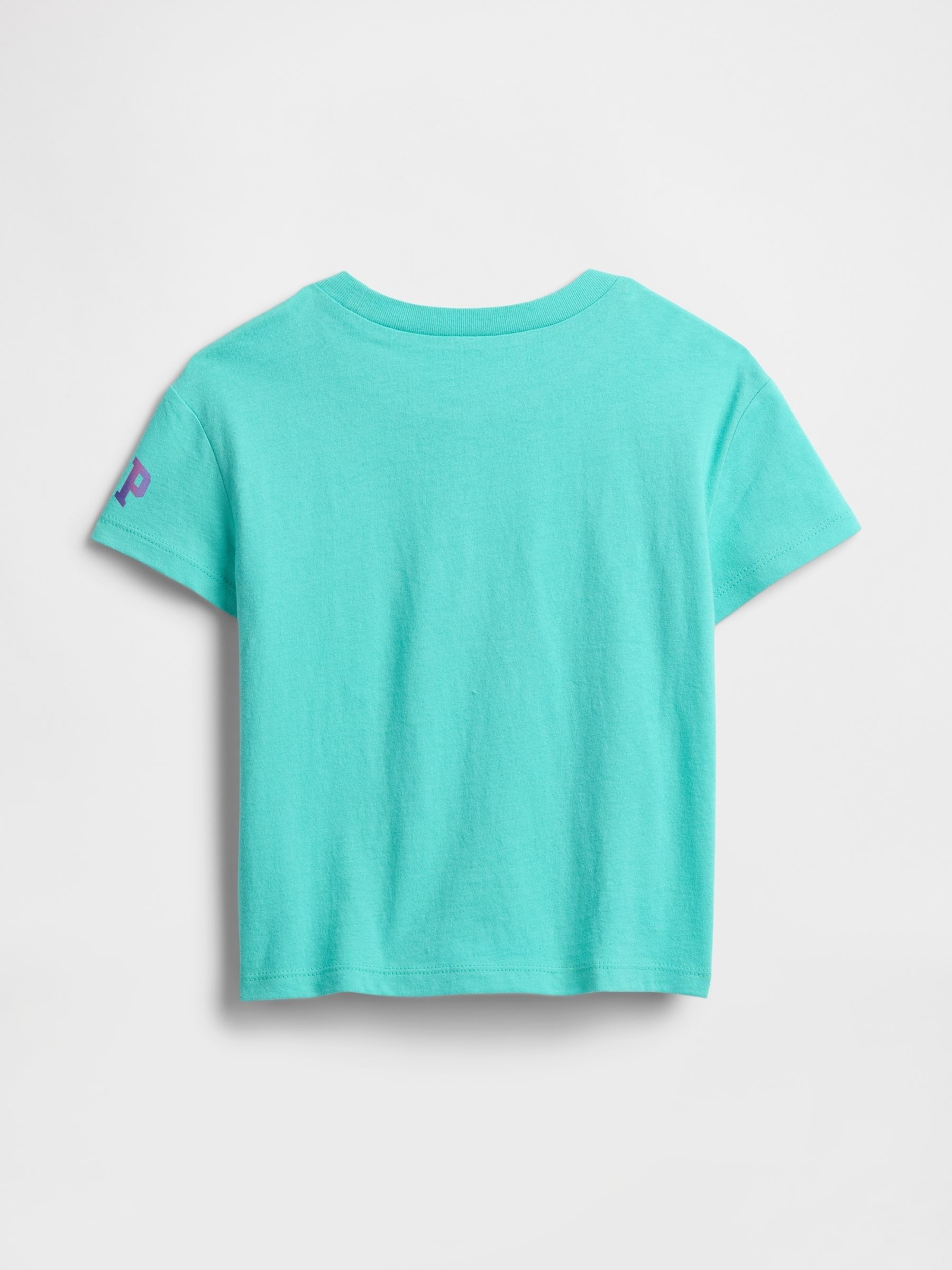 Aqua Blue Ariel Disney Graphic Short Sleeve T-Shirt (6mths-5yrs) - Image 2 of 3