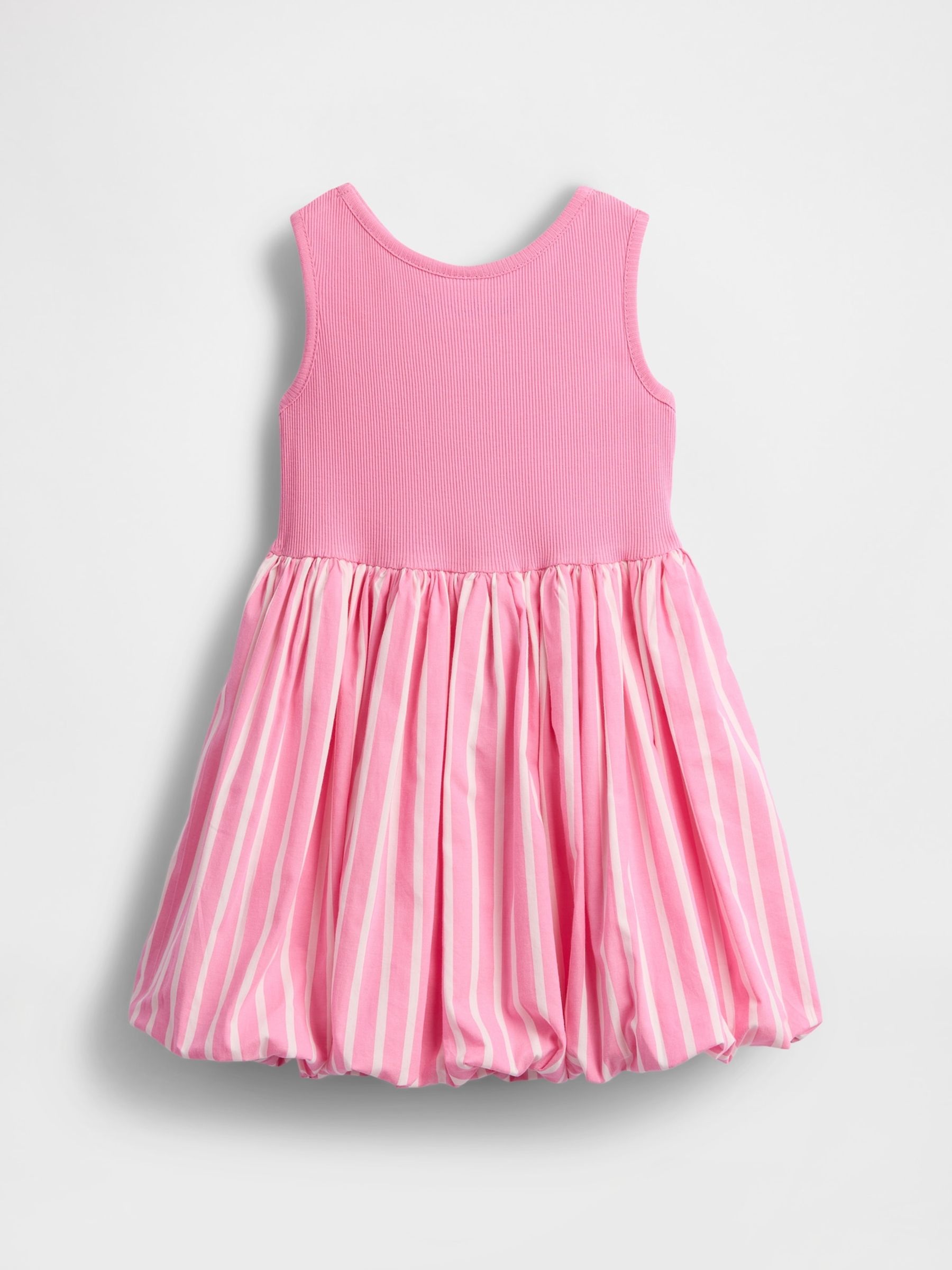Pink Round Neck Bubble Dress (6mths-5yrs) - Image 3 of 3
