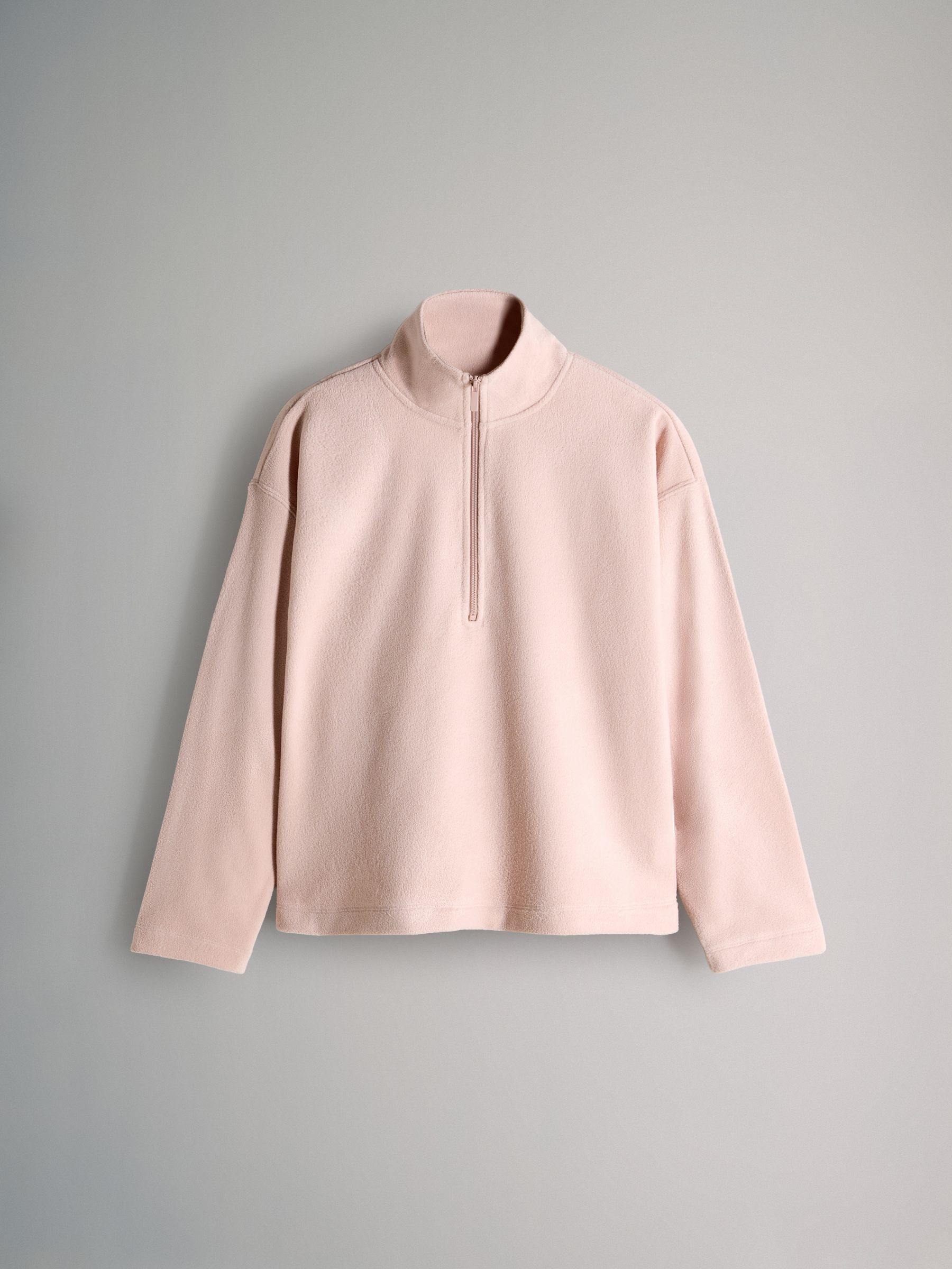 Black/Brown/Pink - 3 Pack Quarter Zip Microfleece Jumpers - Image 4 of 6