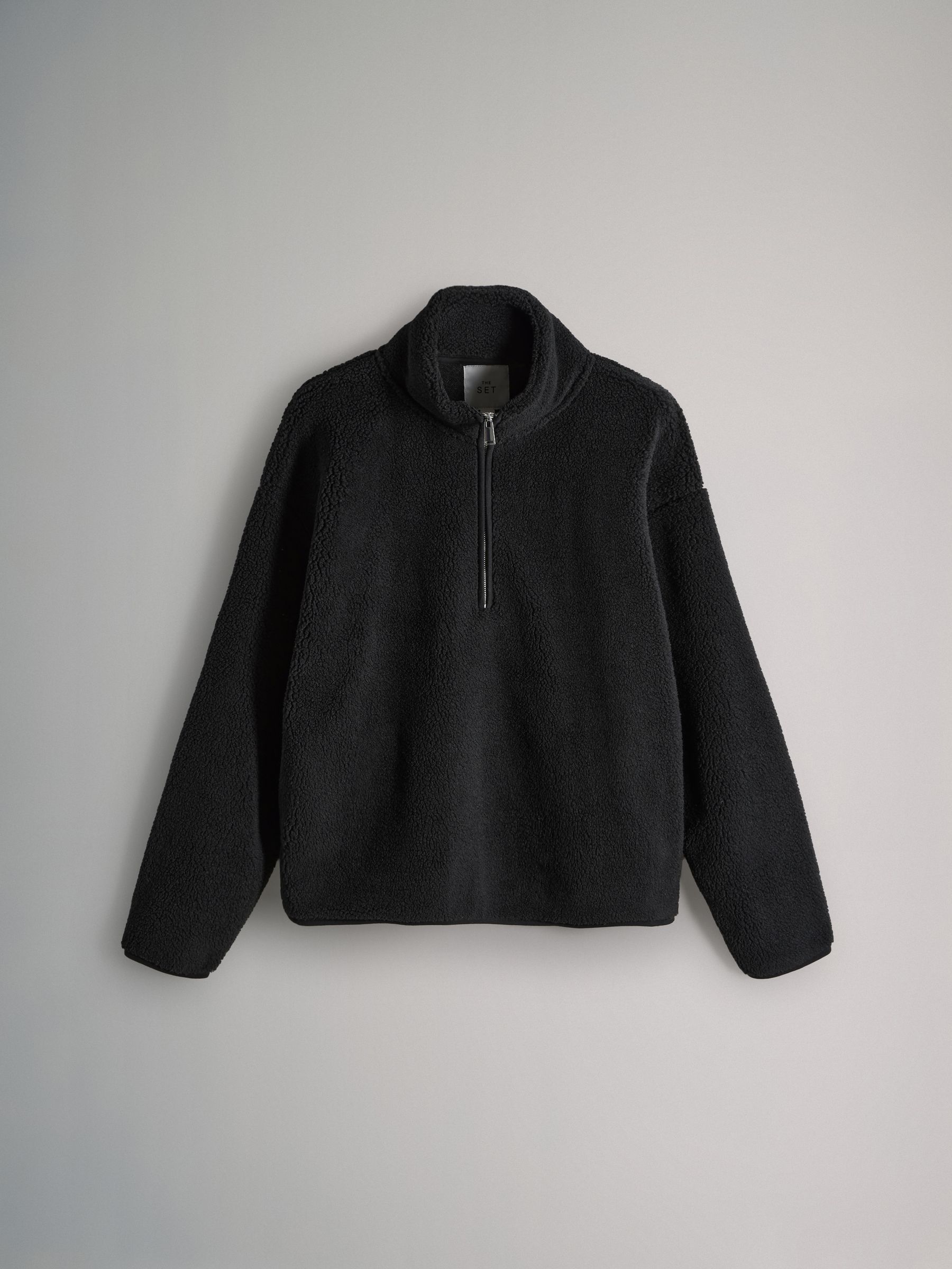 Black/Cream - 2 Pack Borg Quarter Zip Fleece - Image 3 of 6