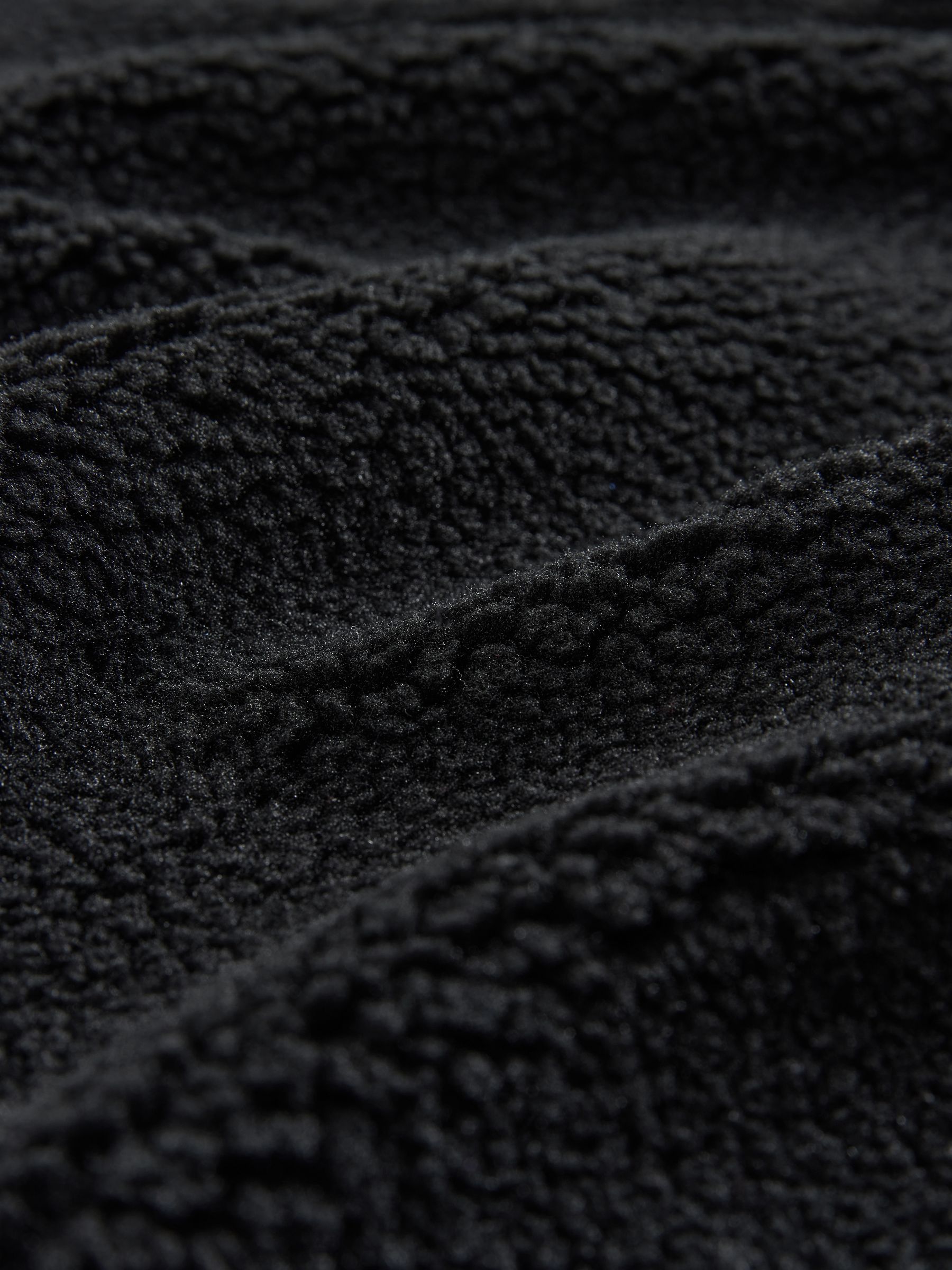 Black/Cream - 2 Pack Borg Quarter Zip Fleece - Image 4 of 6