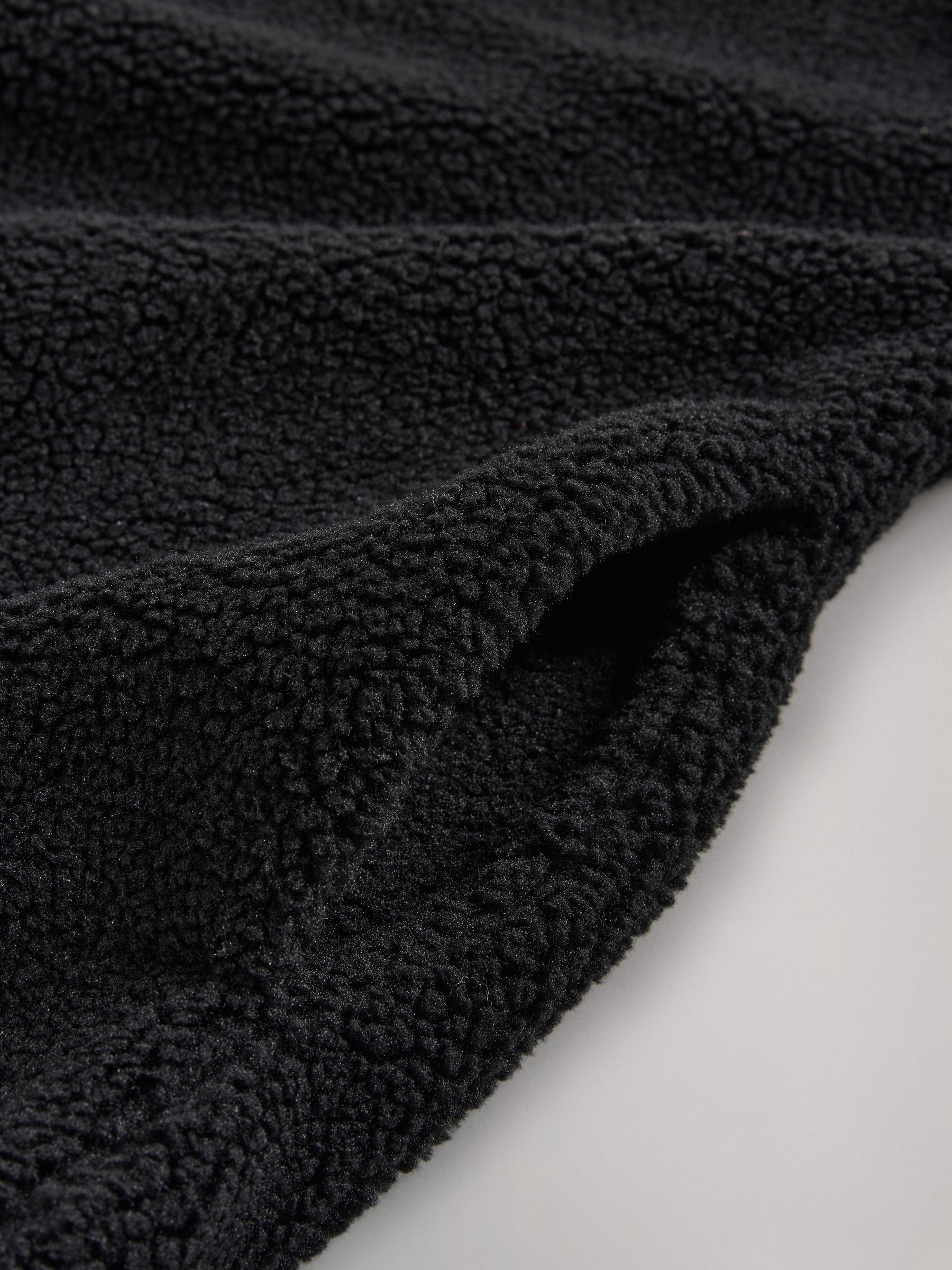Black/Cream - 2 Pack Borg Quarter Zip Fleece - Image 6 of 6