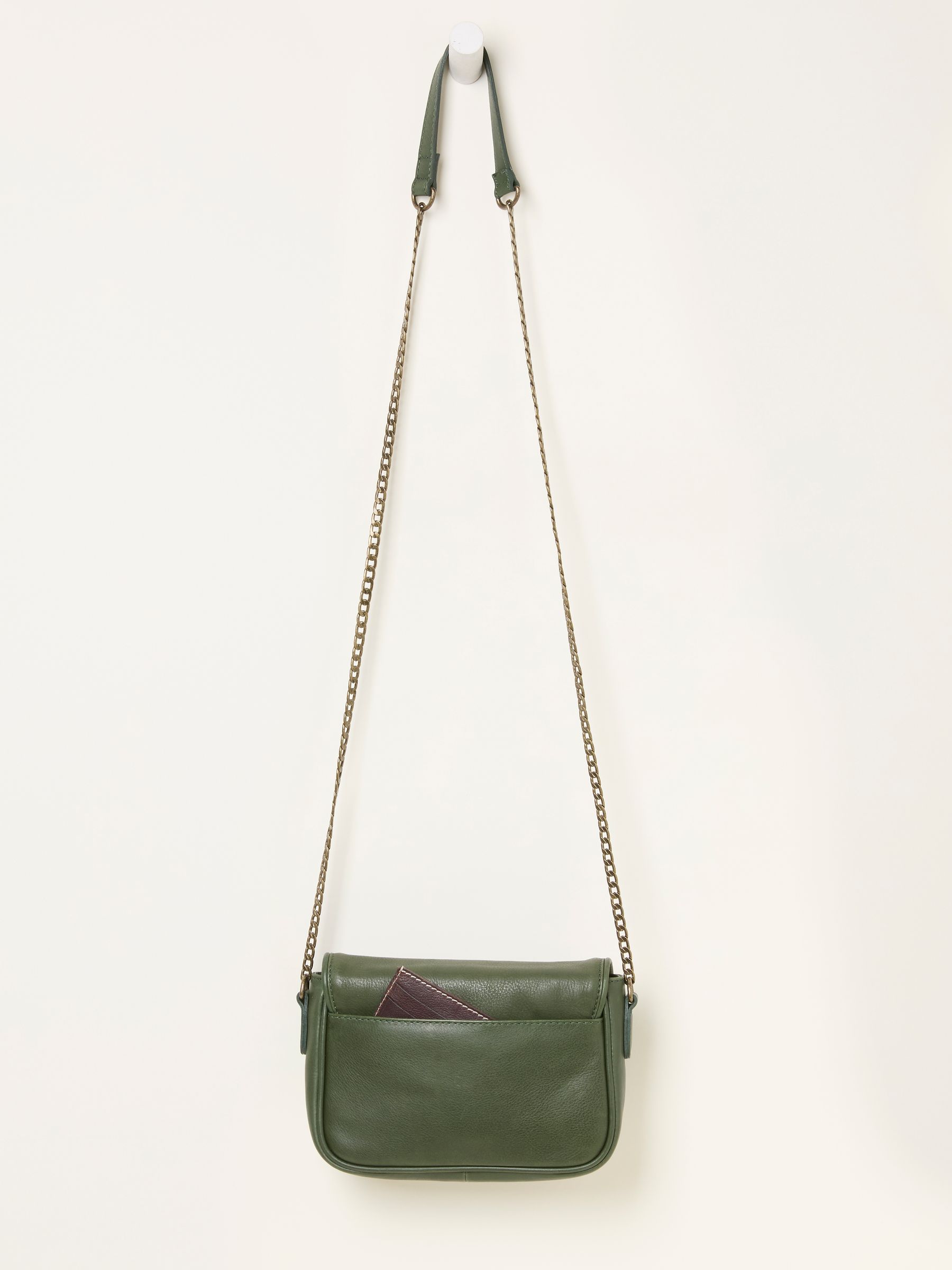 Lottie Green Lock Crossbody Bag - Image 2 of 3