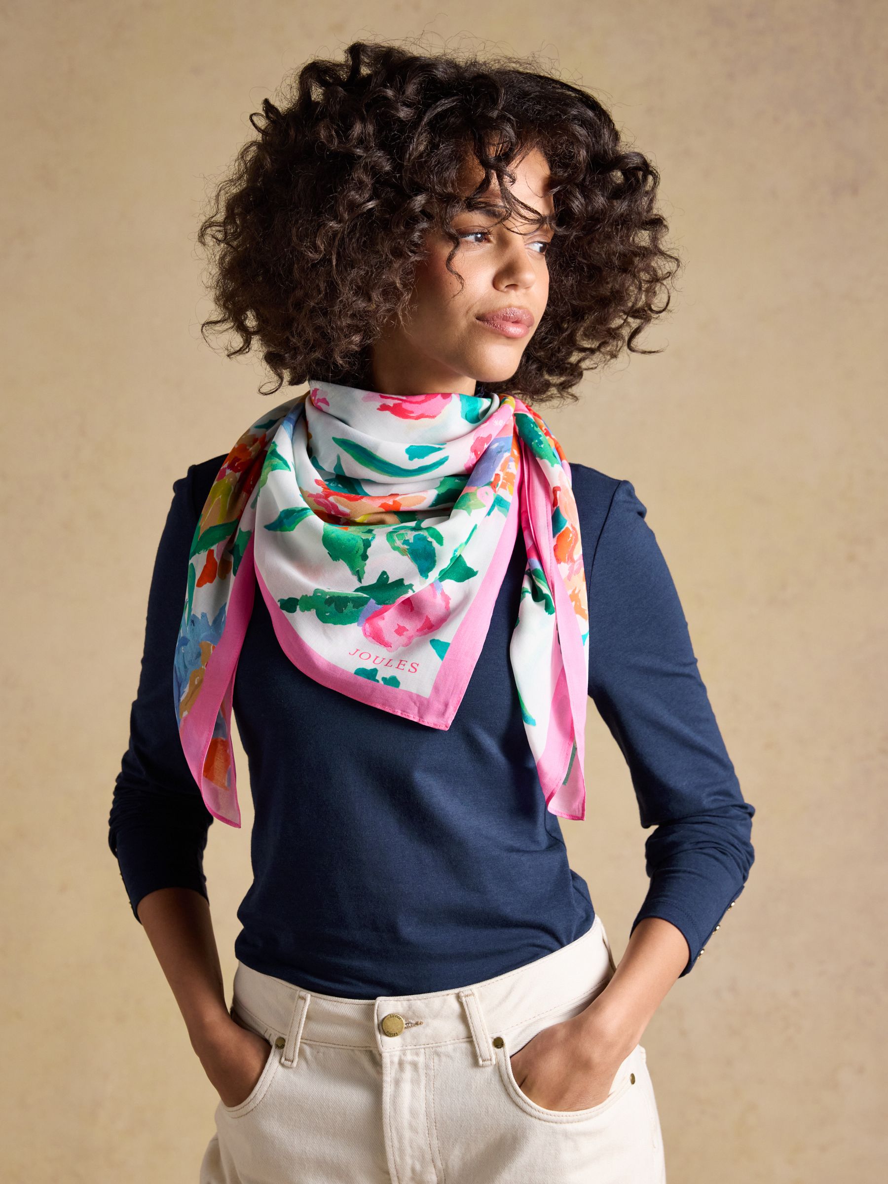 Middleton Multi Floral Scarf - Image 2 of 8