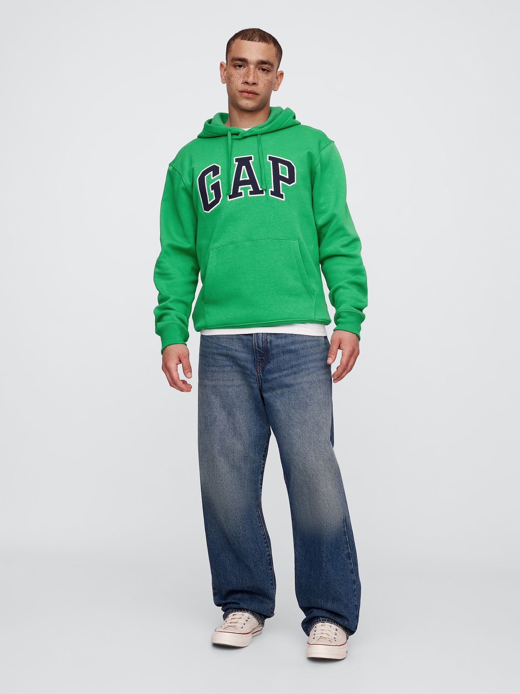 Green Logo Hoodie - Image 3 of 4
