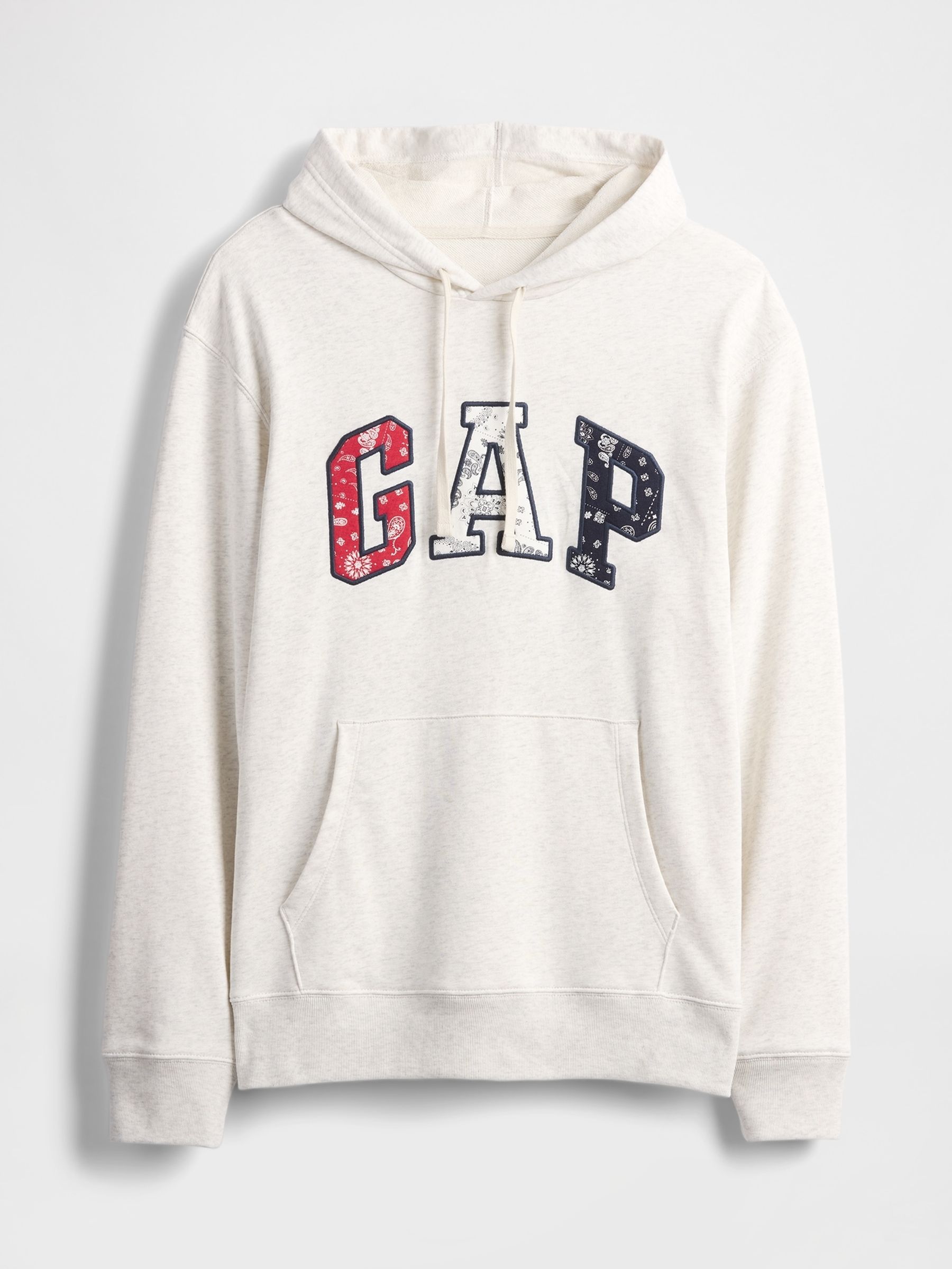 Cream Relaxed Logo Hoodie - Image 4 of 5