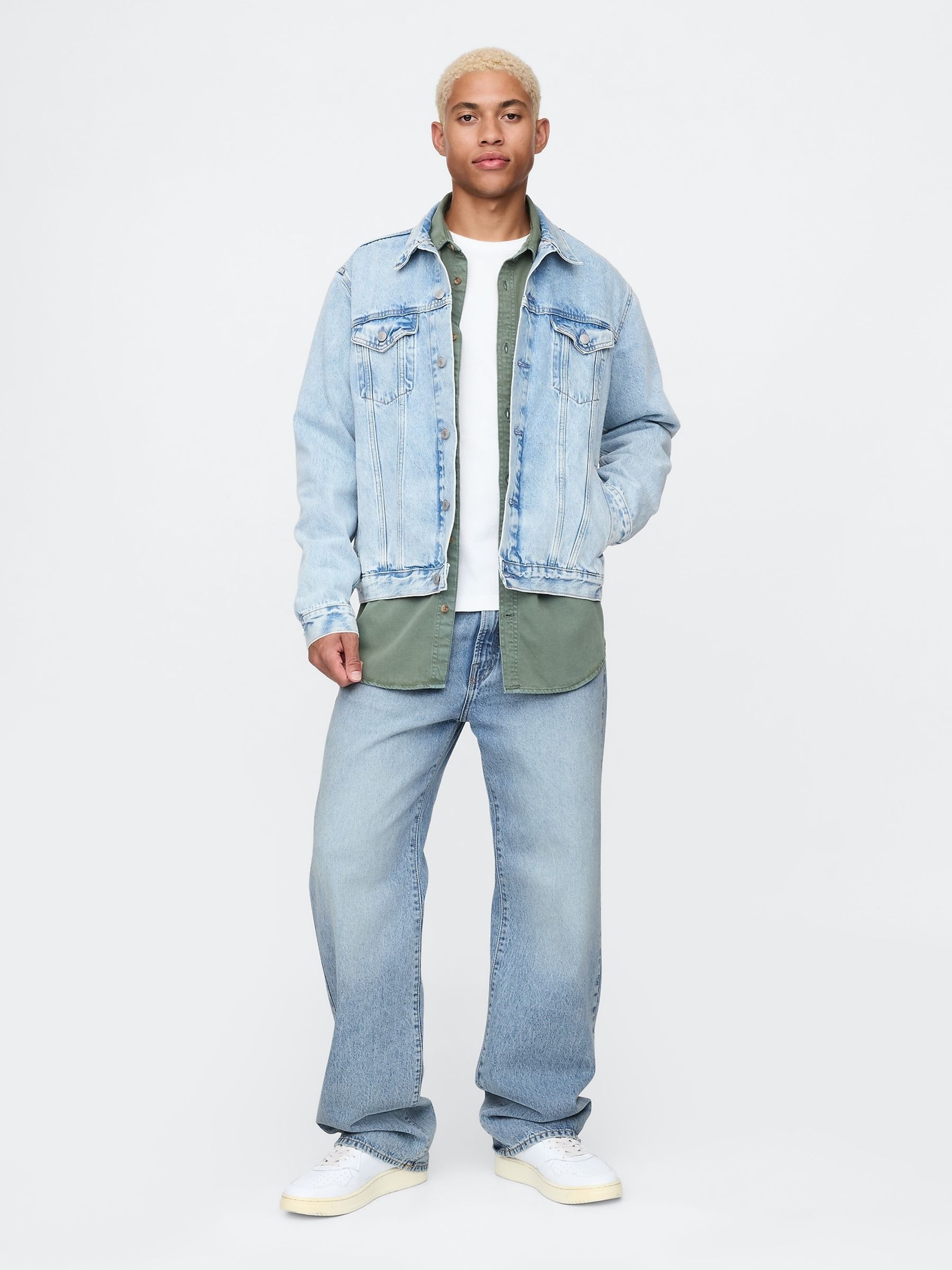 Blue 90s Loose Jeans - Image 4 of 5