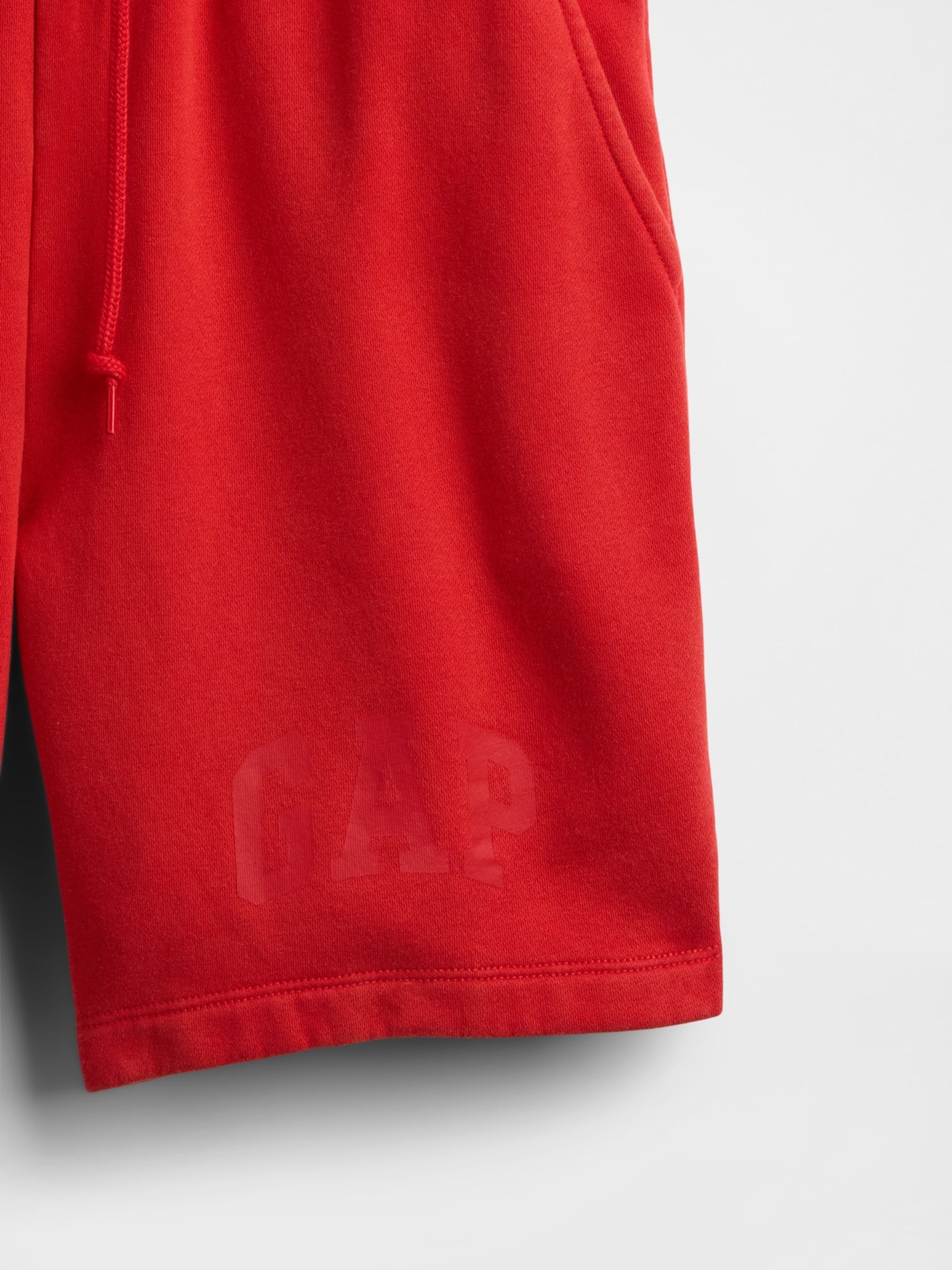Red VintageSoft Logo Sweat Shorts - Image 5 of 5
