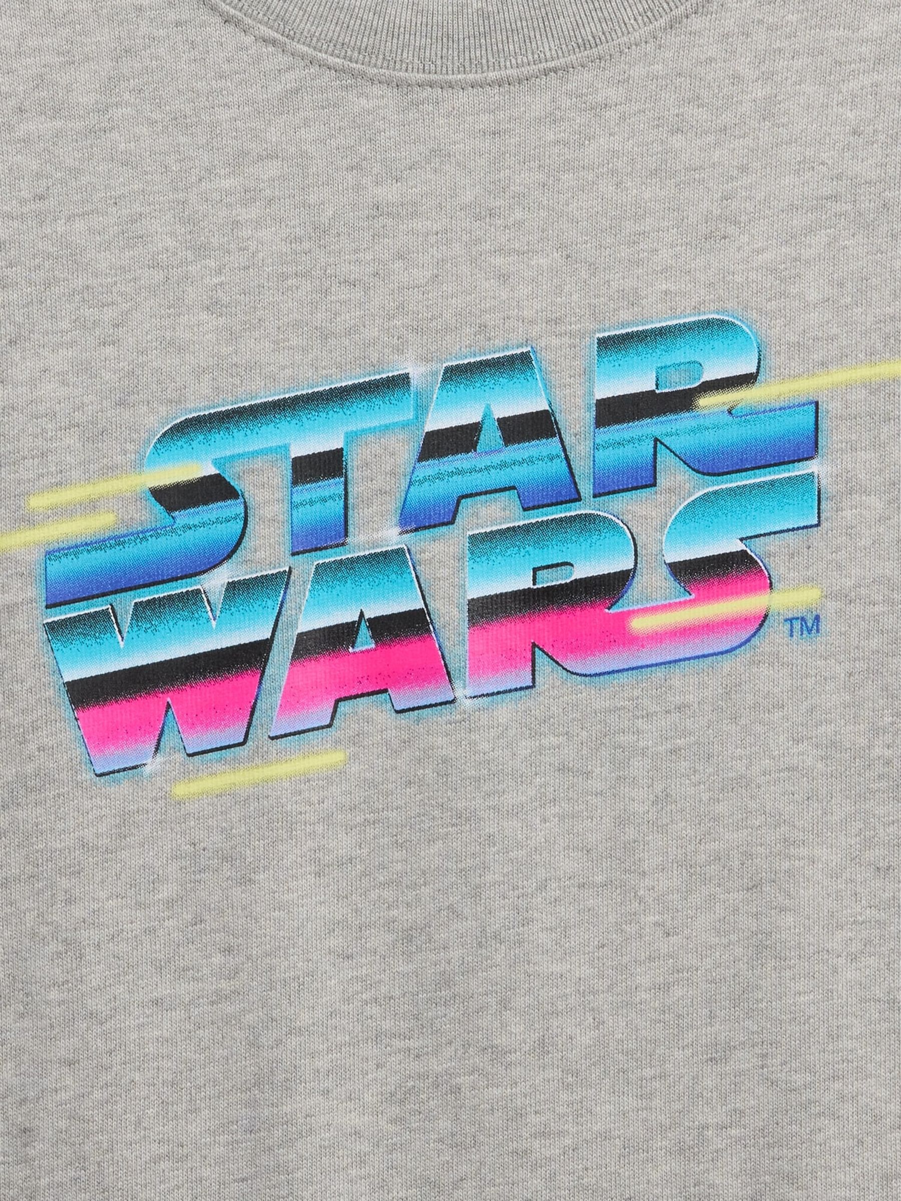 Grey Star Wars Graphic Short Sleeve T-Shirt (4-13yrs) - Image 2 of 2
