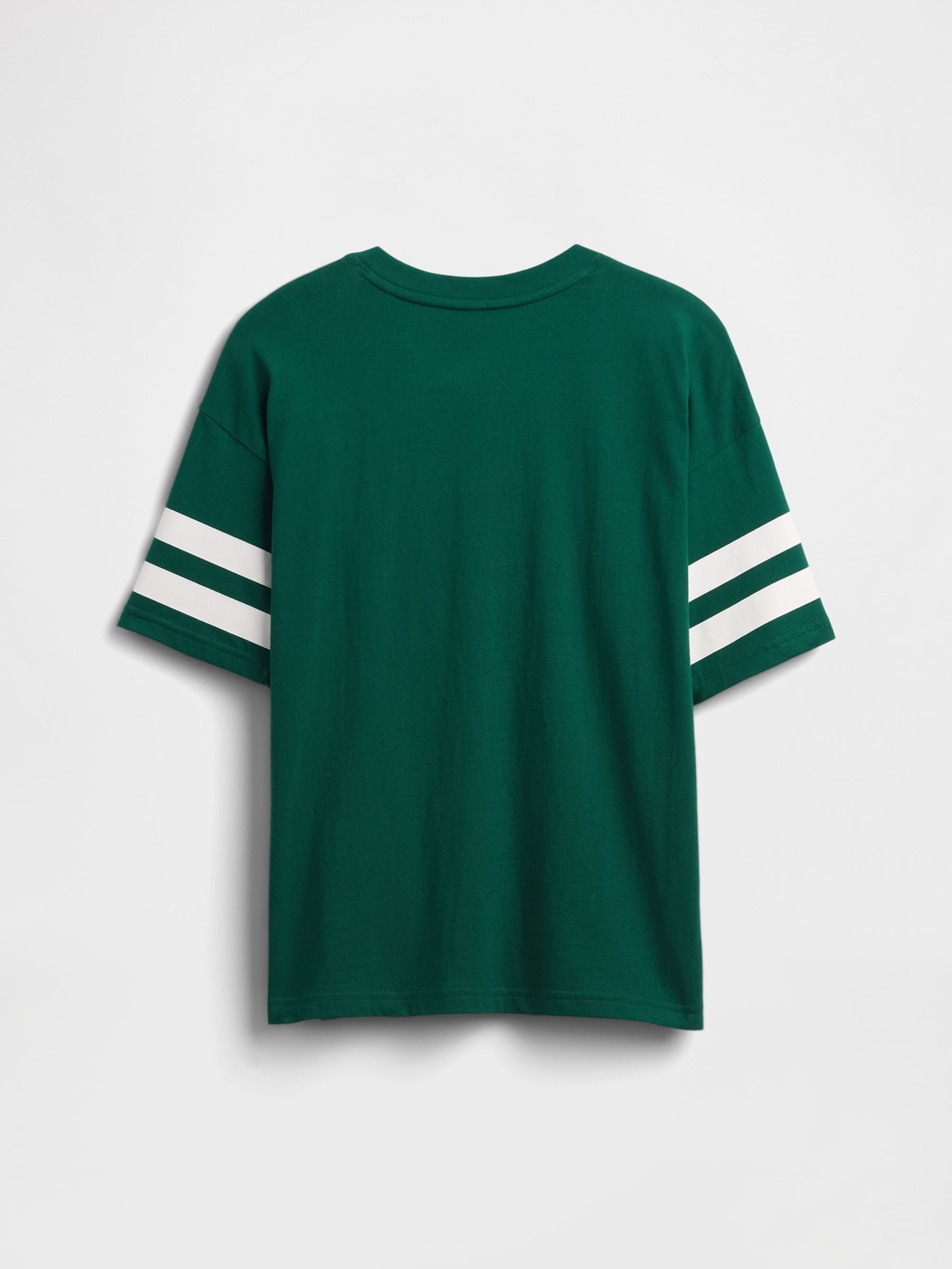 Green Varsity Crew Neck Short Sleeve T-Shirt (4-13yrs) - Image 2 of 3