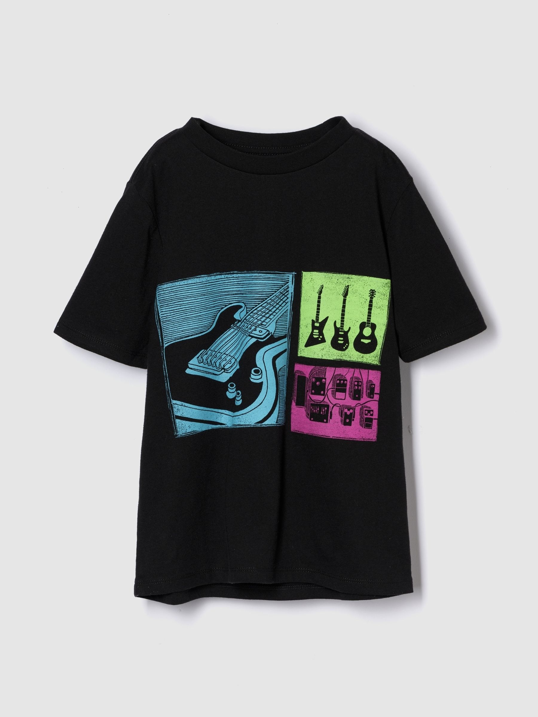 Black Graphic T-Shirt (4-13yrs) - Image 1 of 3