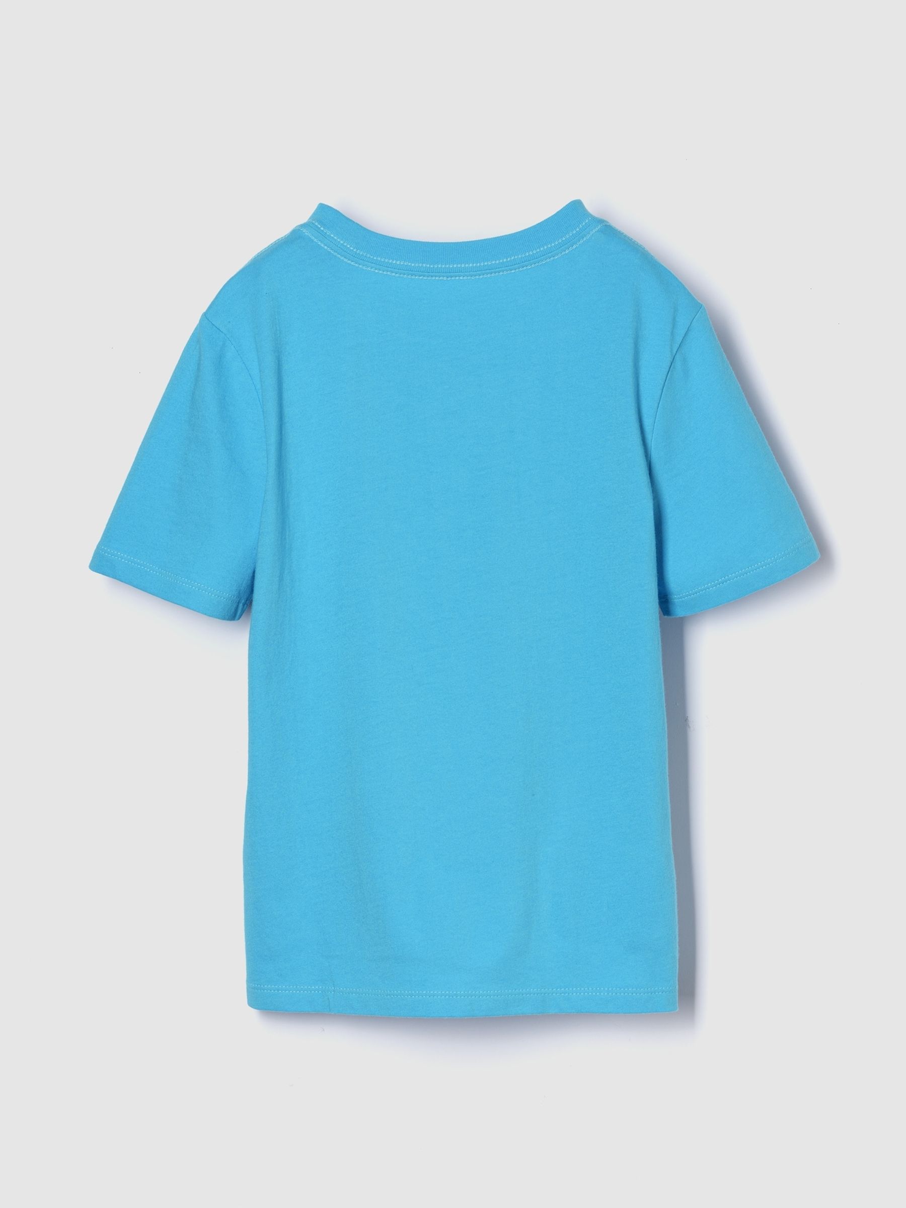 Light Blue Graphic T-Shirt (4-13yrs) - Image 2 of 3