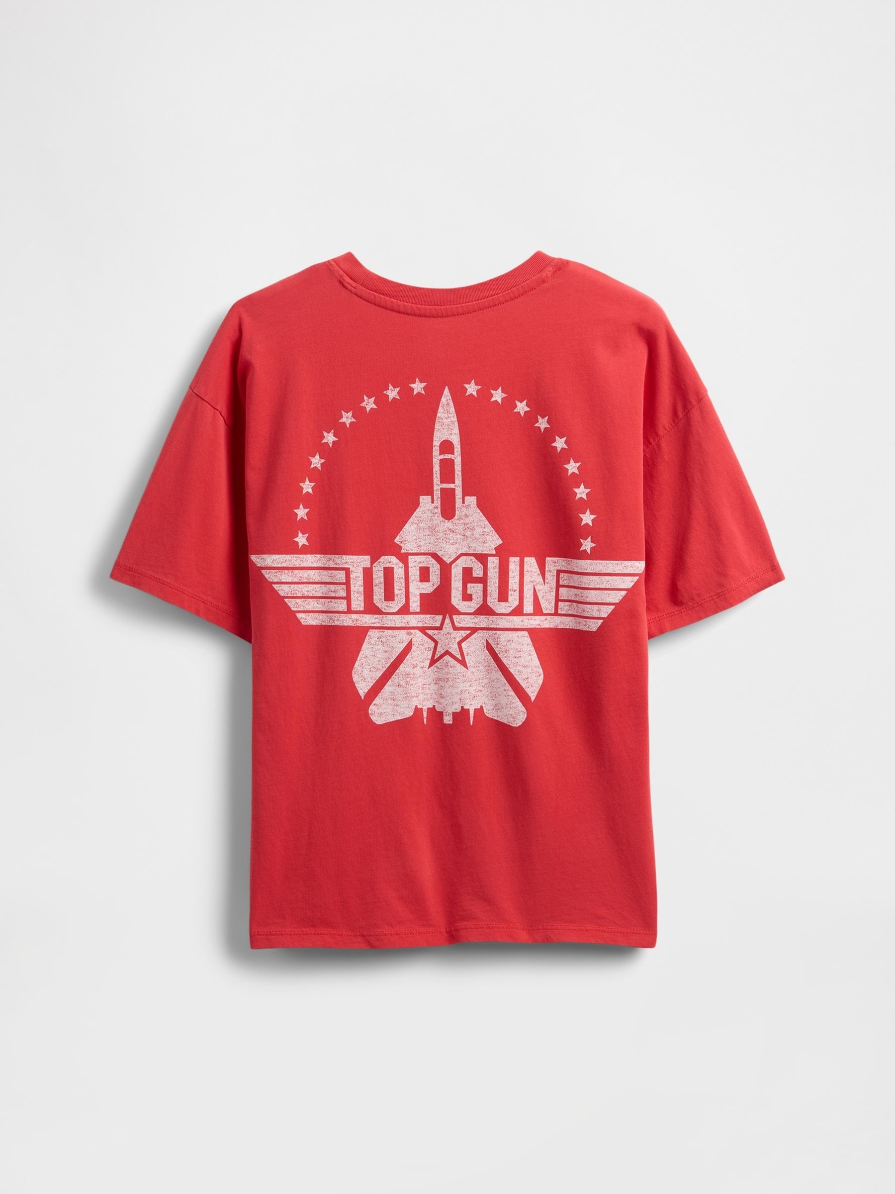 Red Top Gun Graphic Short Sleeve T-Shirt (4-13yrs) - Image 2 of 3