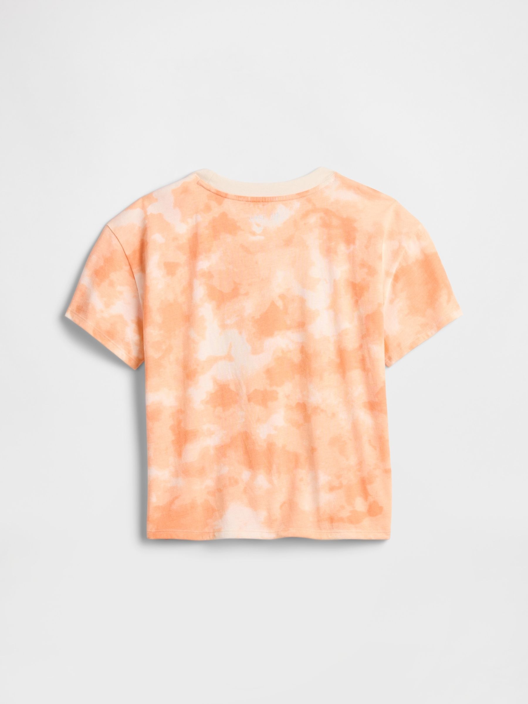 Orange Lilo & Stitch Disney Graphic Crew Neck Short Sleeve T-Shirt (4-13yrs) - Image 2 of 3