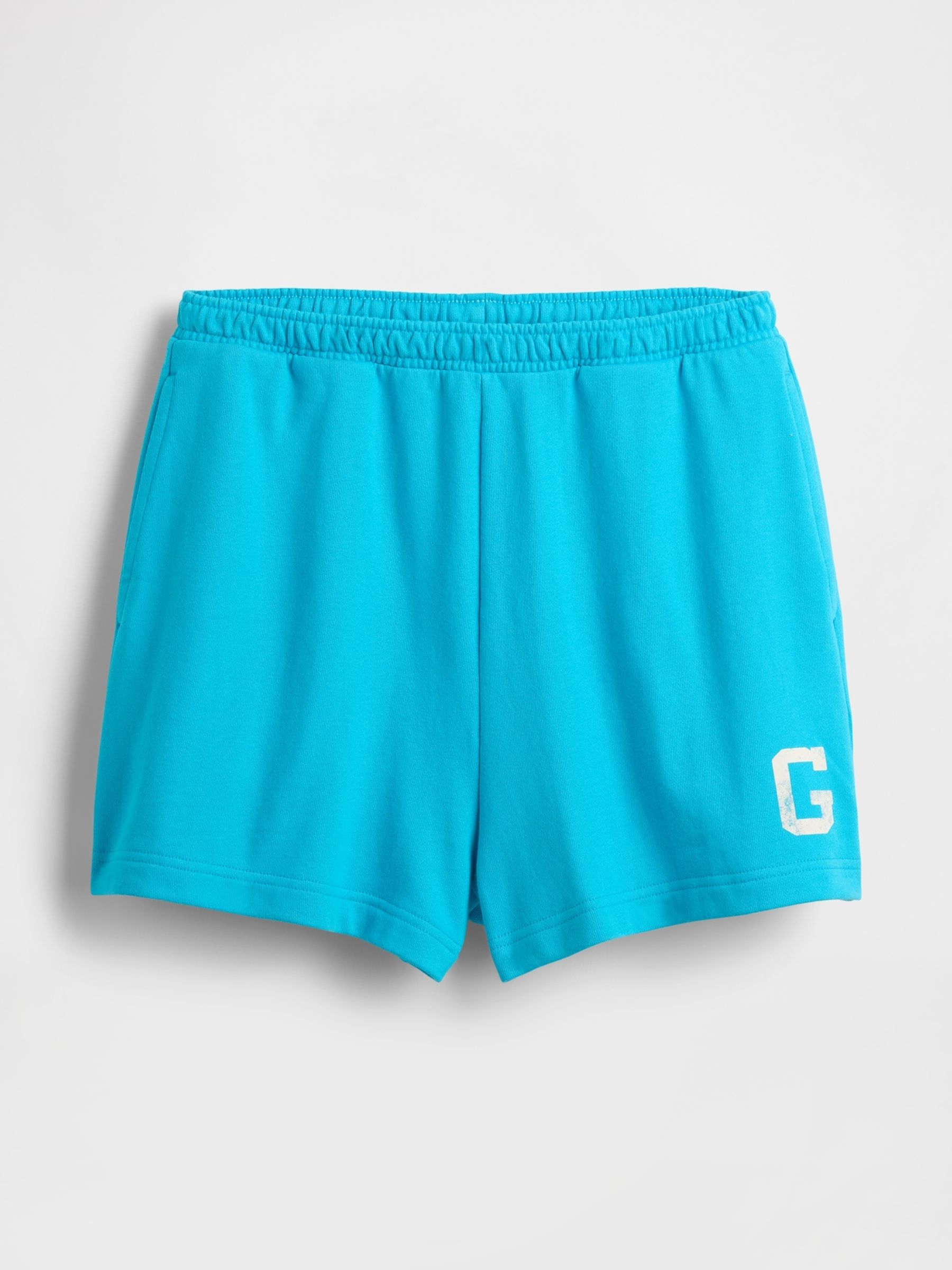 Blue Heavyweight French Terry Classic Sweat Shorts - Image 4 of 5