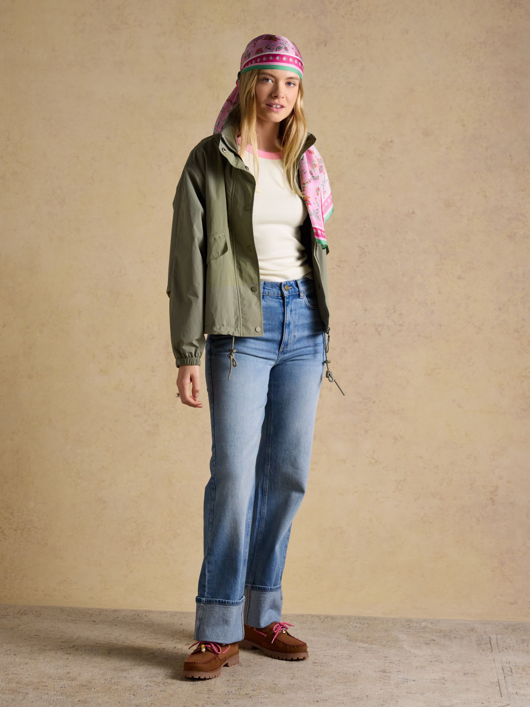 Sofia Cream Ribbed Cotton Rich Jersey Vest - Image 3 of 8