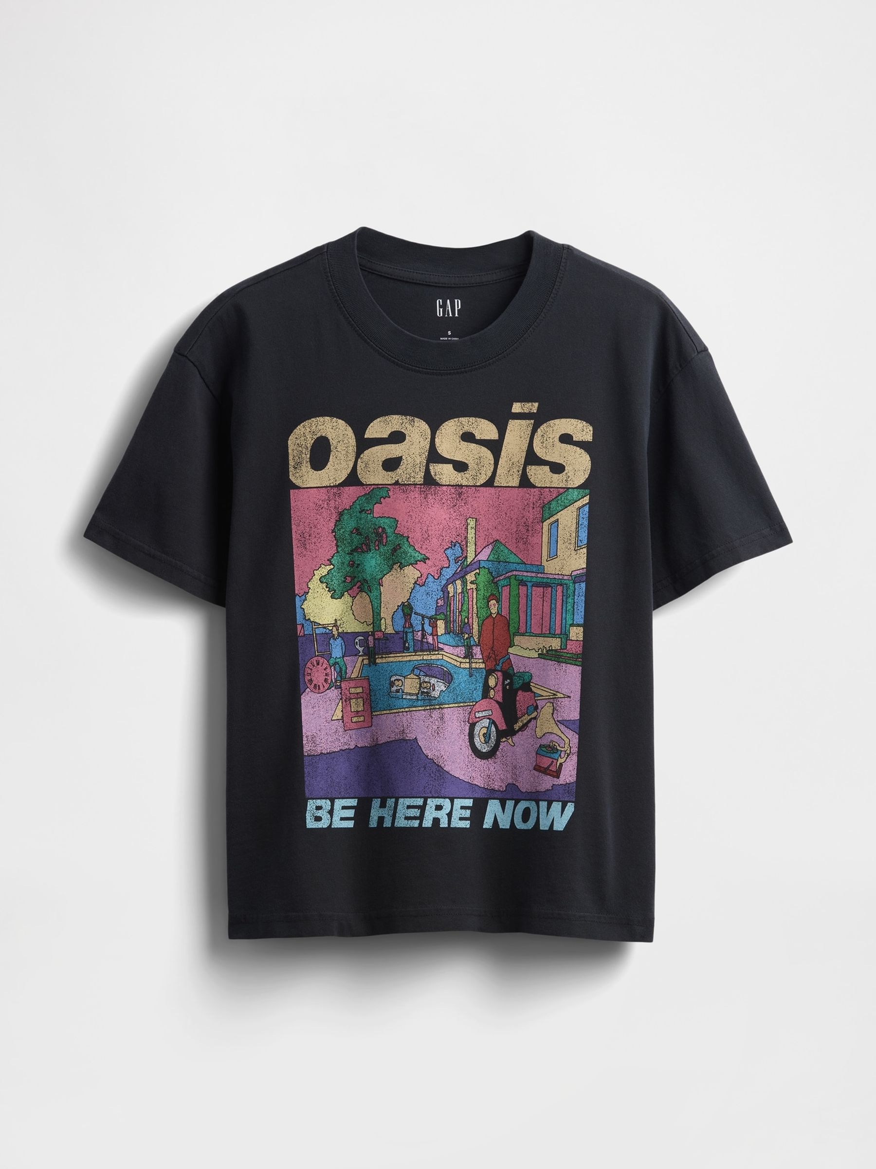 Black Oasis Relaxed Graphic Band Tee | Gap