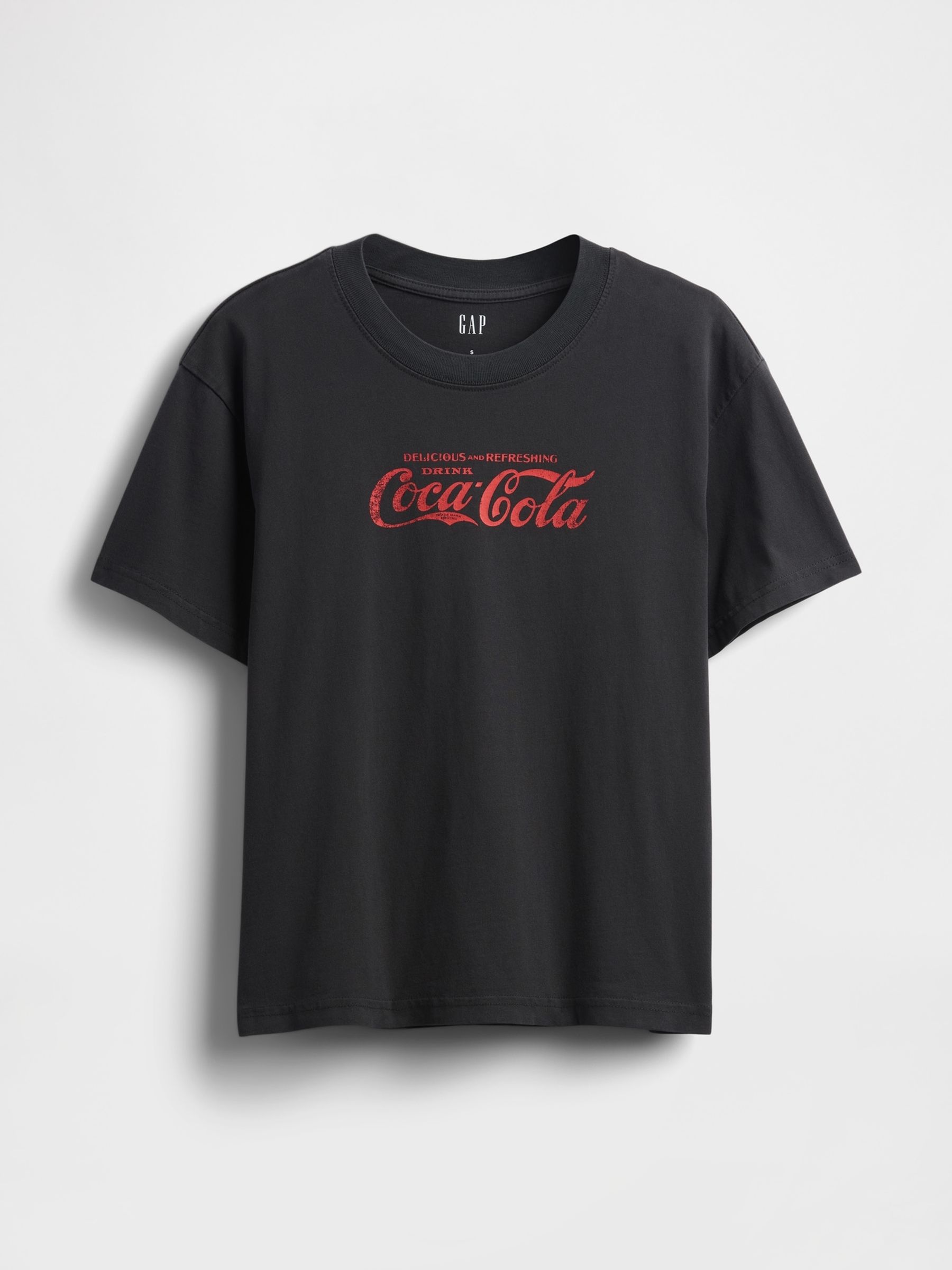 Black Coca Cola Relaxed Graphic T-Shirt | Gap