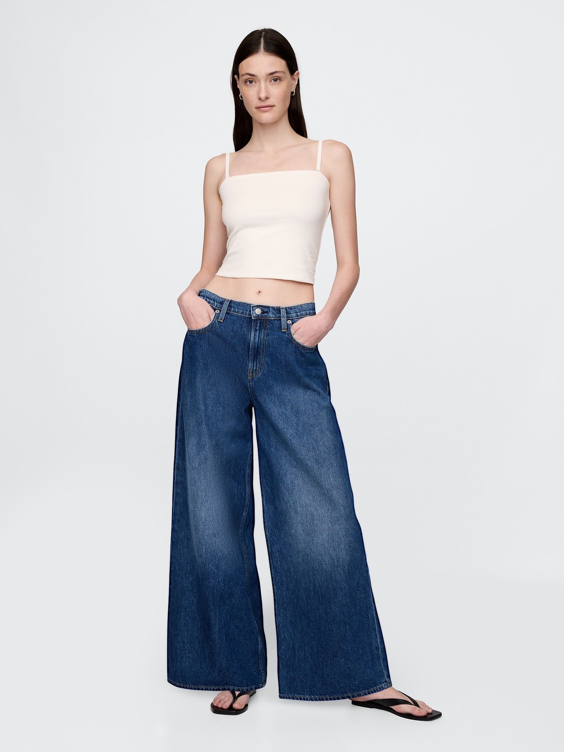 White CloseKnit Cropped Tube Top - Image 3 of 5