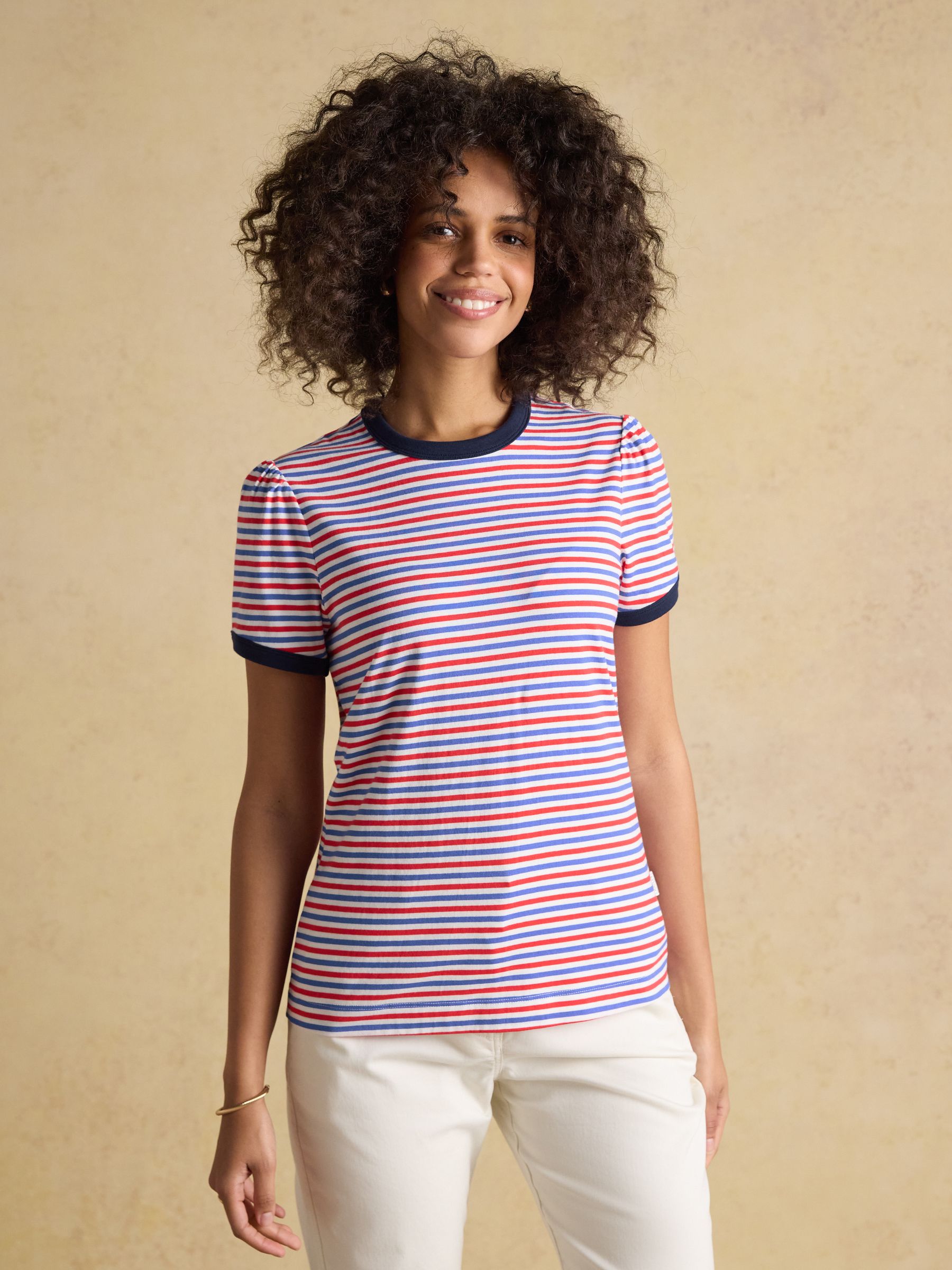 Erin Red & Multi Striped Short Sleeve T-Shirts 2 Pack - Image 2 of 7