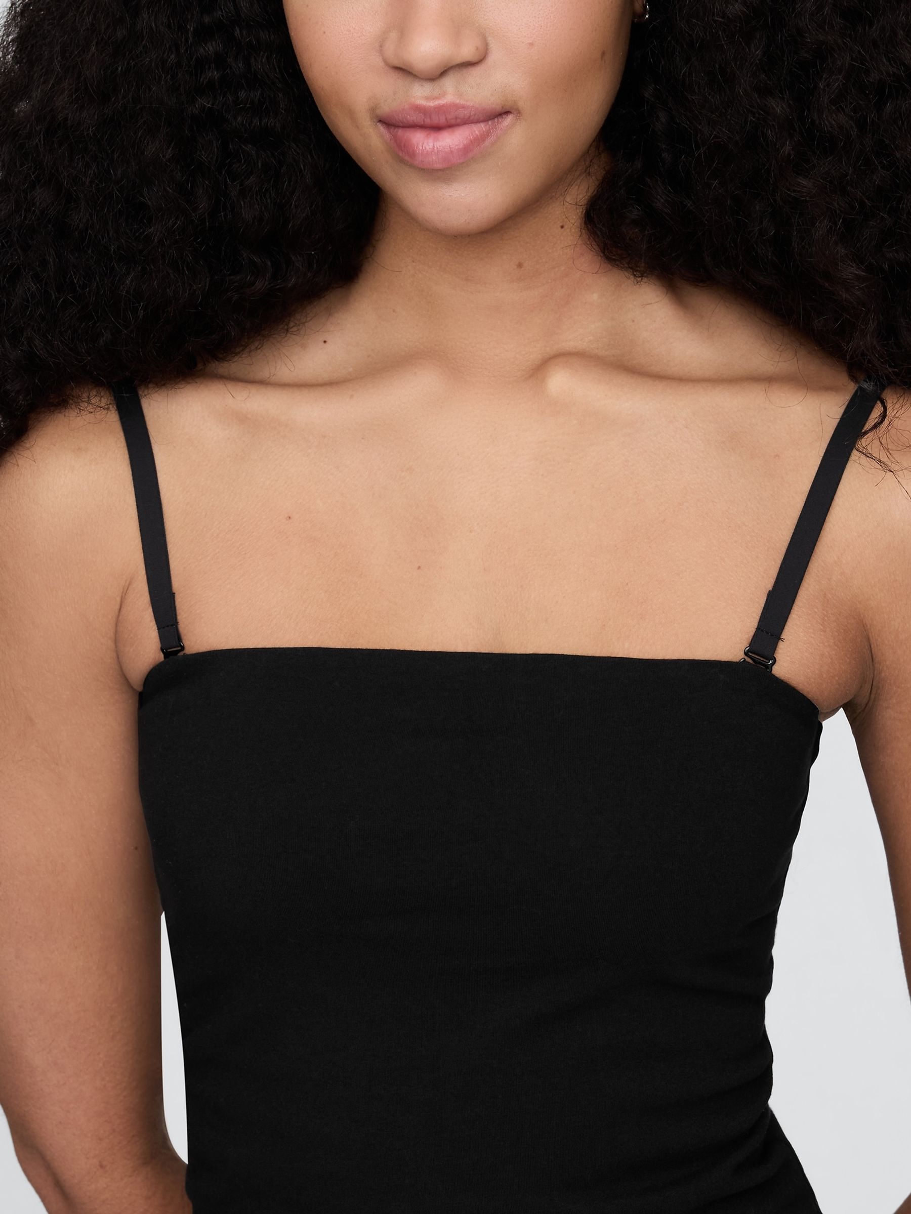 Black CloseKnit Cropped Tube Top - Image 4 of 5