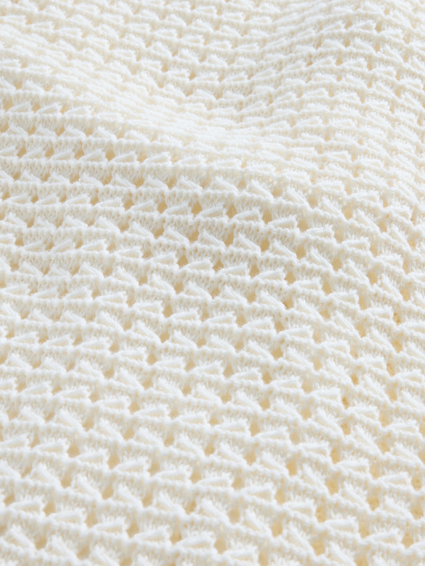 White Crochet Maxi Dress - Image 5 of 5