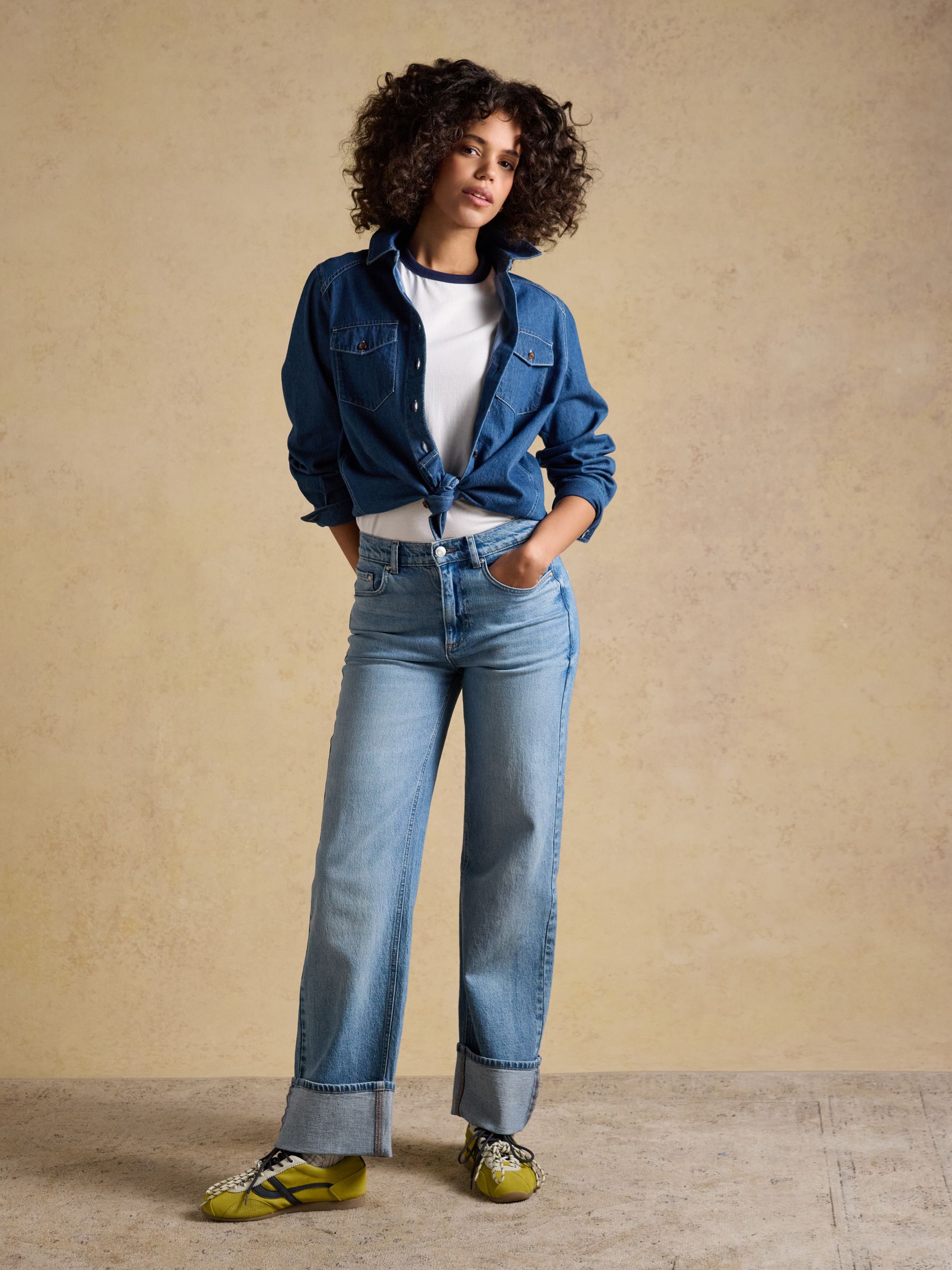 Erin Cream Short Sleeve Jersey T-Shirt - Image 3 of 7