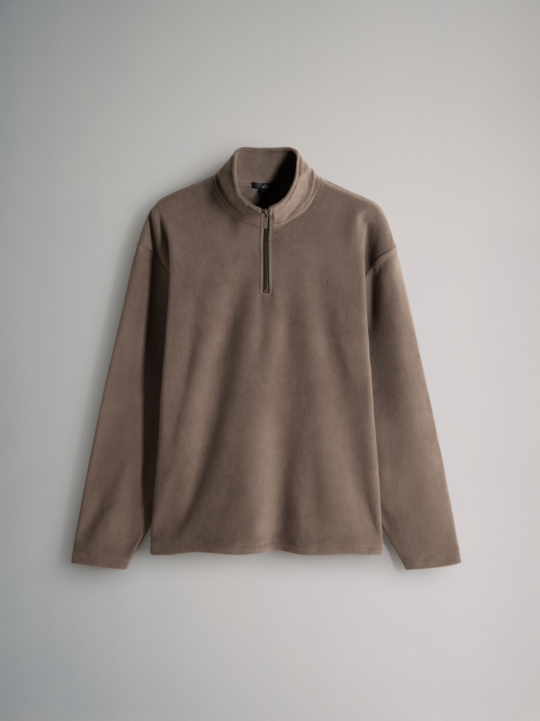 Black/Navy Blue/Grey 3 Pack Zip Neck Micro Fleece - Image 3 of 6