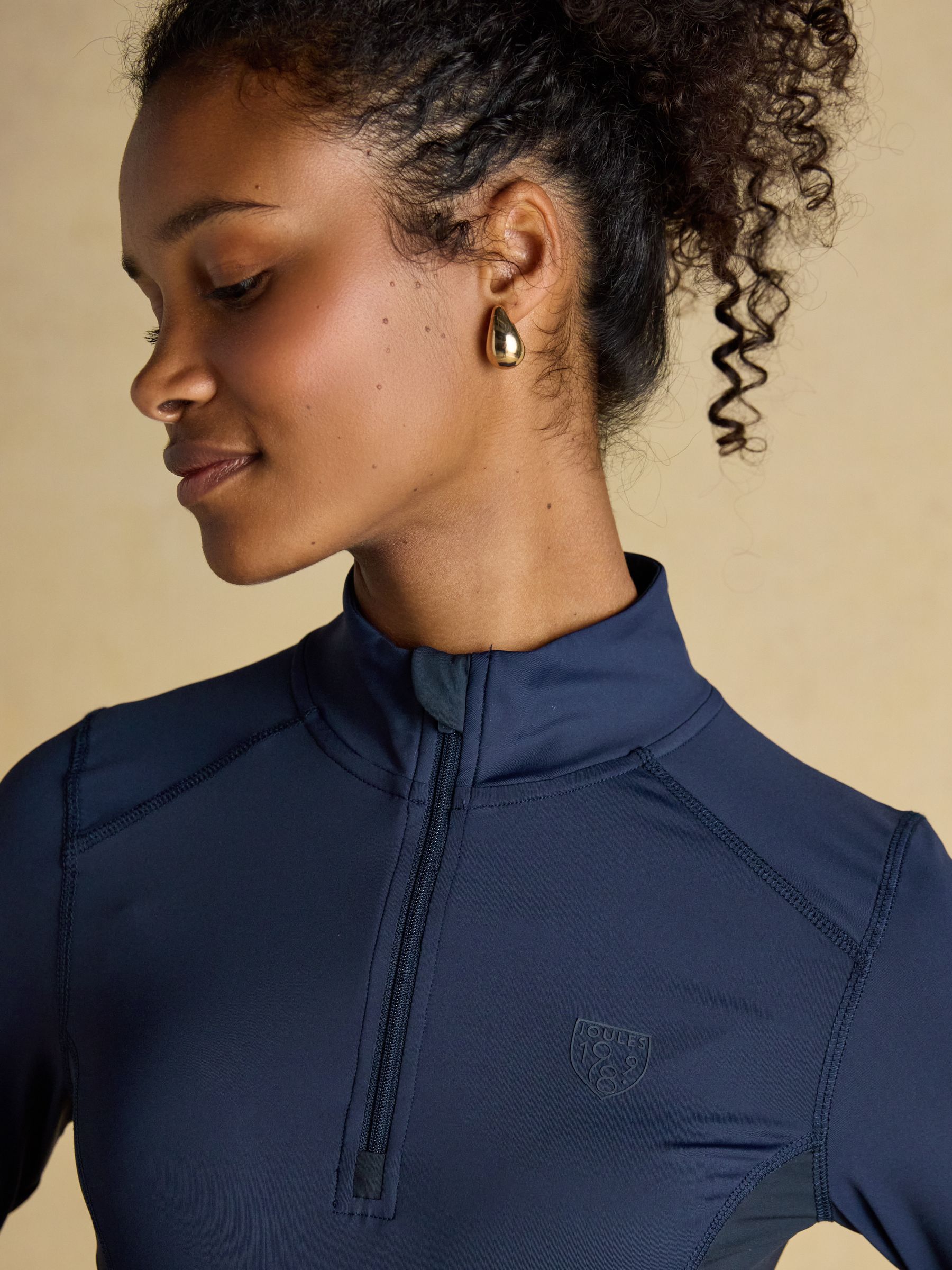 Navy Long Sleeve Technical Jersey Base Layer - Image 4 of 7