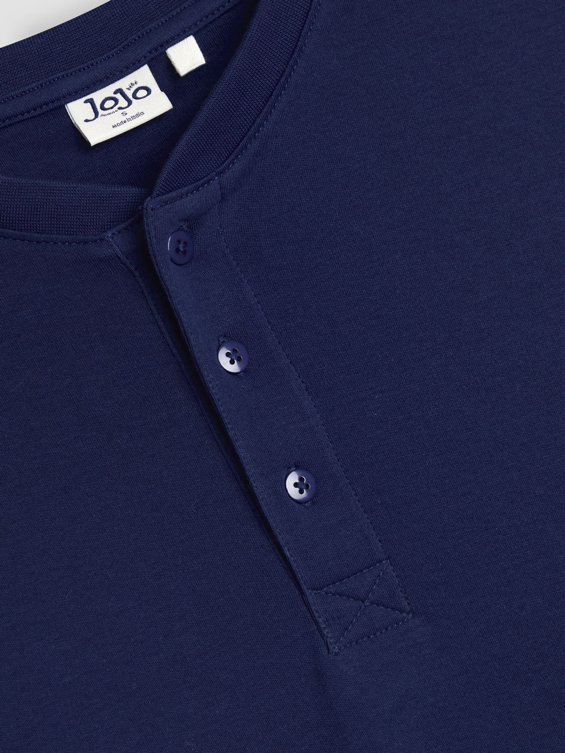 Navy Mens Christmas Check Bottom Pyjamas Set - Image 6 of 6