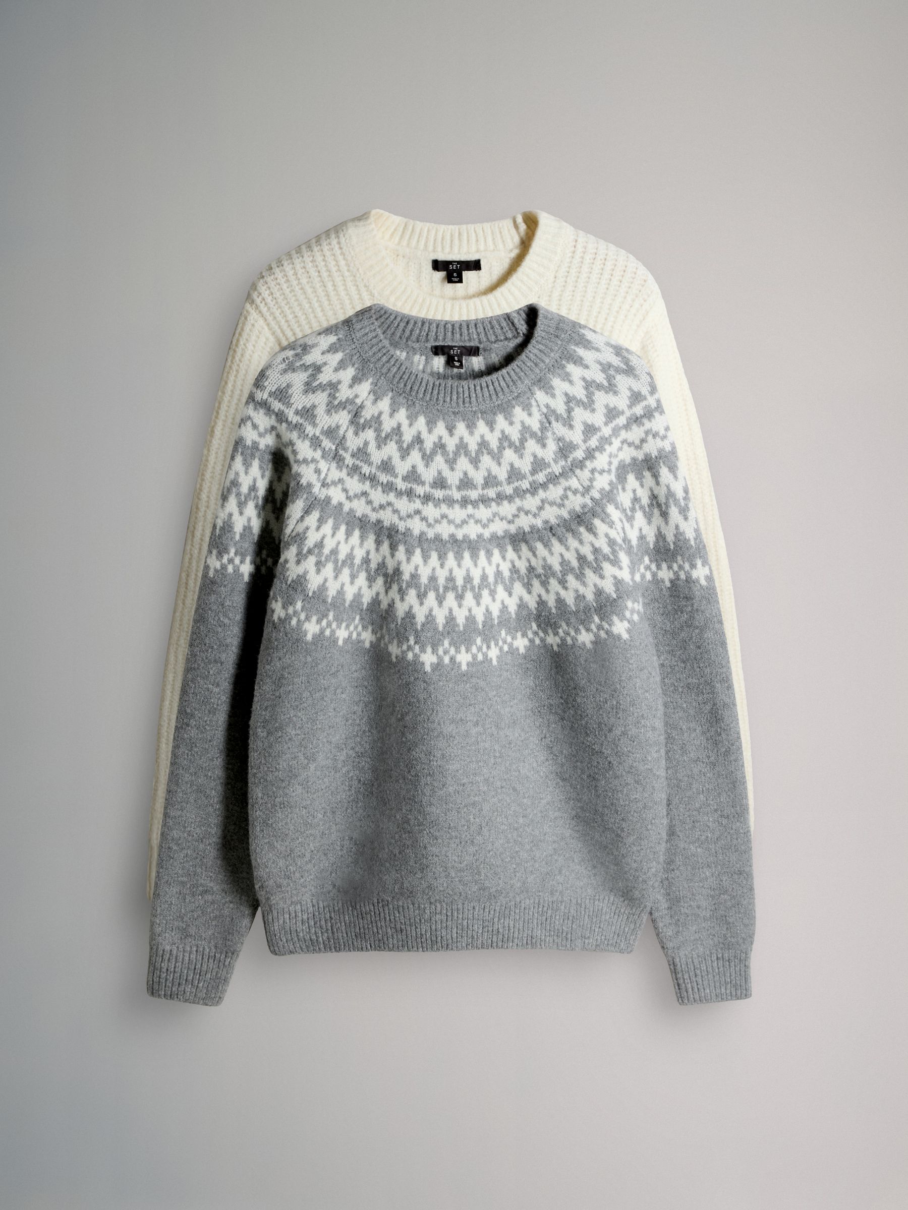 Mens Family Fairilse Crew Knit Jumpers - Image 1 of 5
