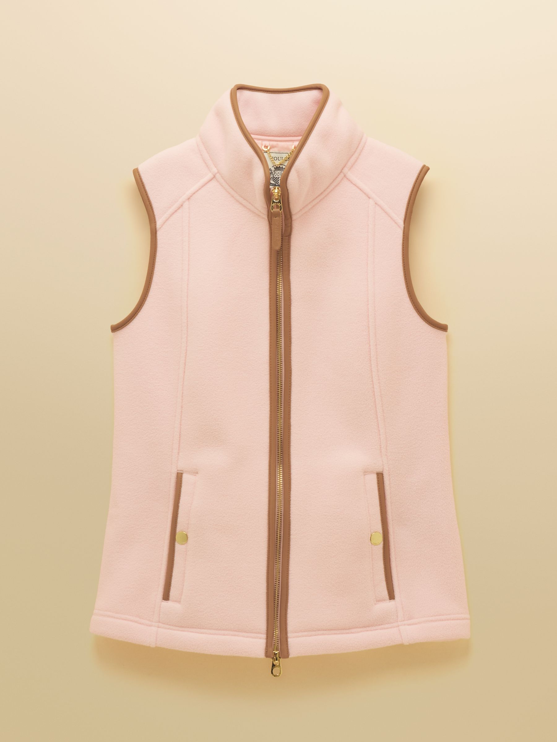 Heritage Light Pink Longline Polar Fleece Gilet - Image 11 of 11