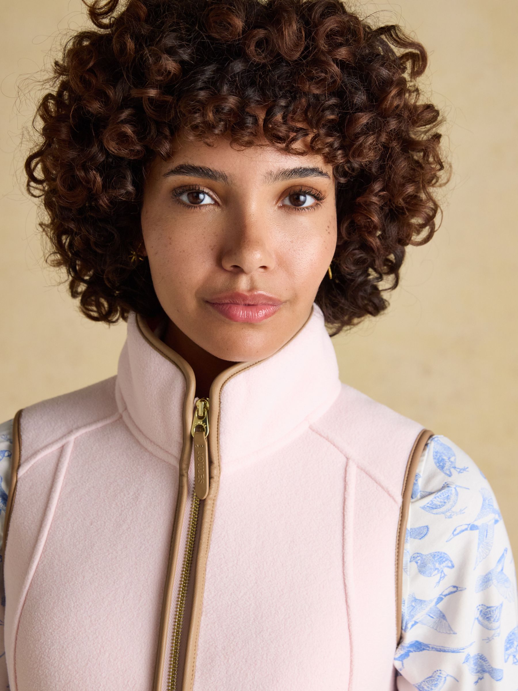 Heritage Light Pink Longline Polar Fleece Gilet - Image 8 of 11