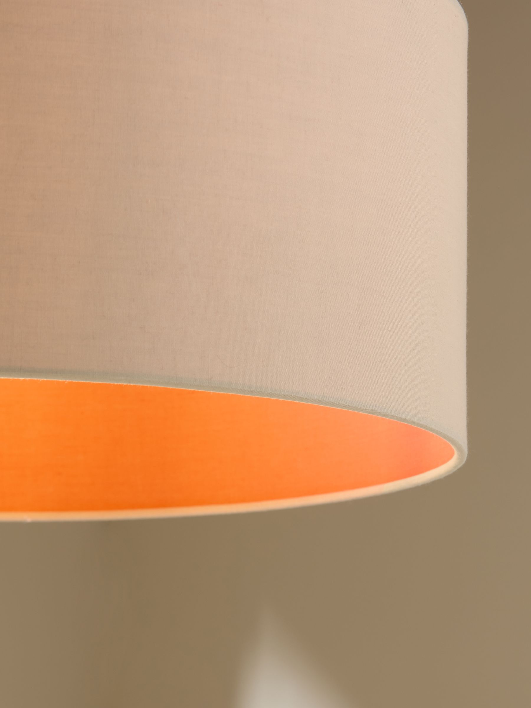 Oro Easy Fit Drum Shade in Cream - Image 3 of 5