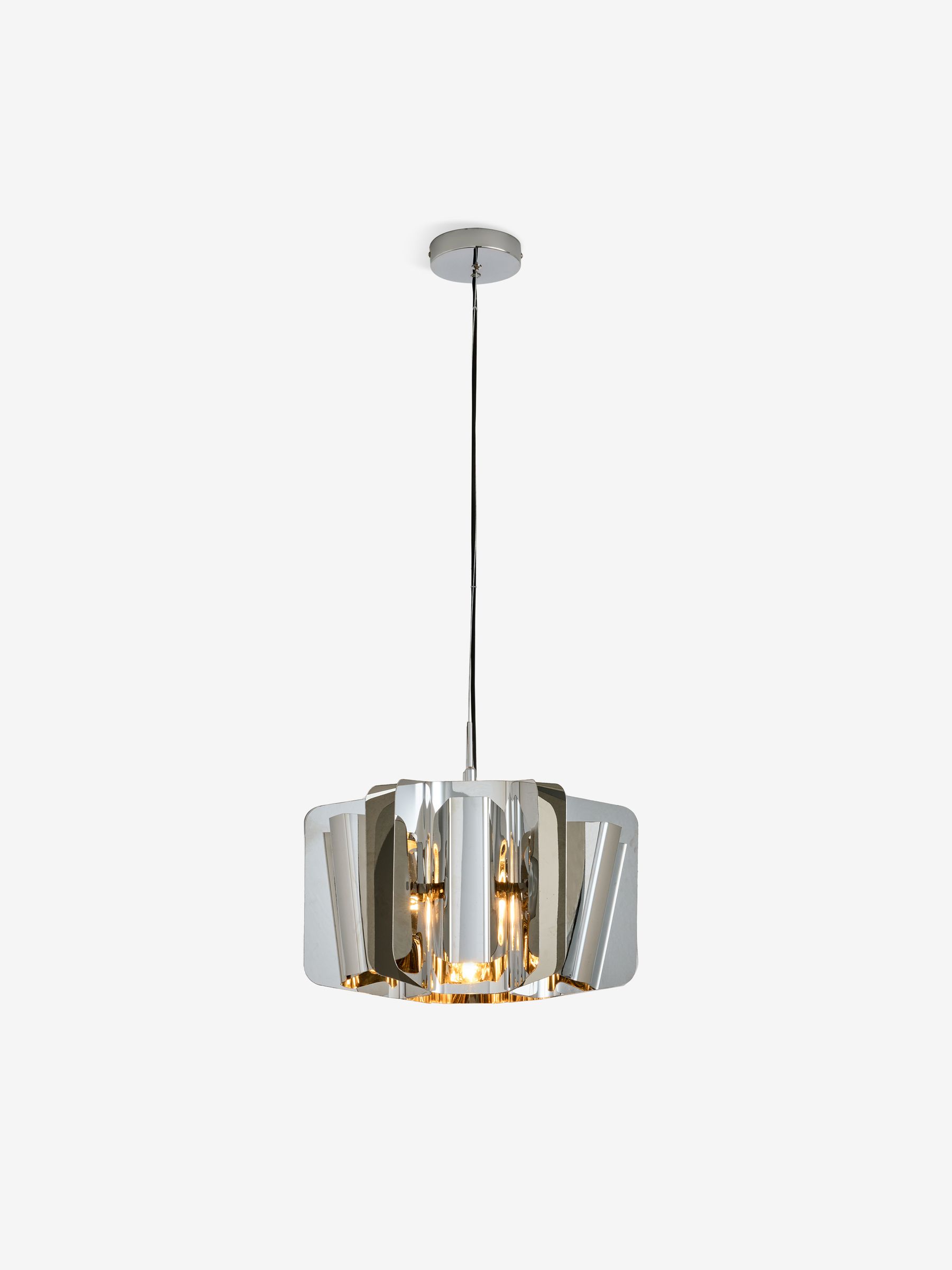 Draper Pendant Light in Silver - Image 4 of 5