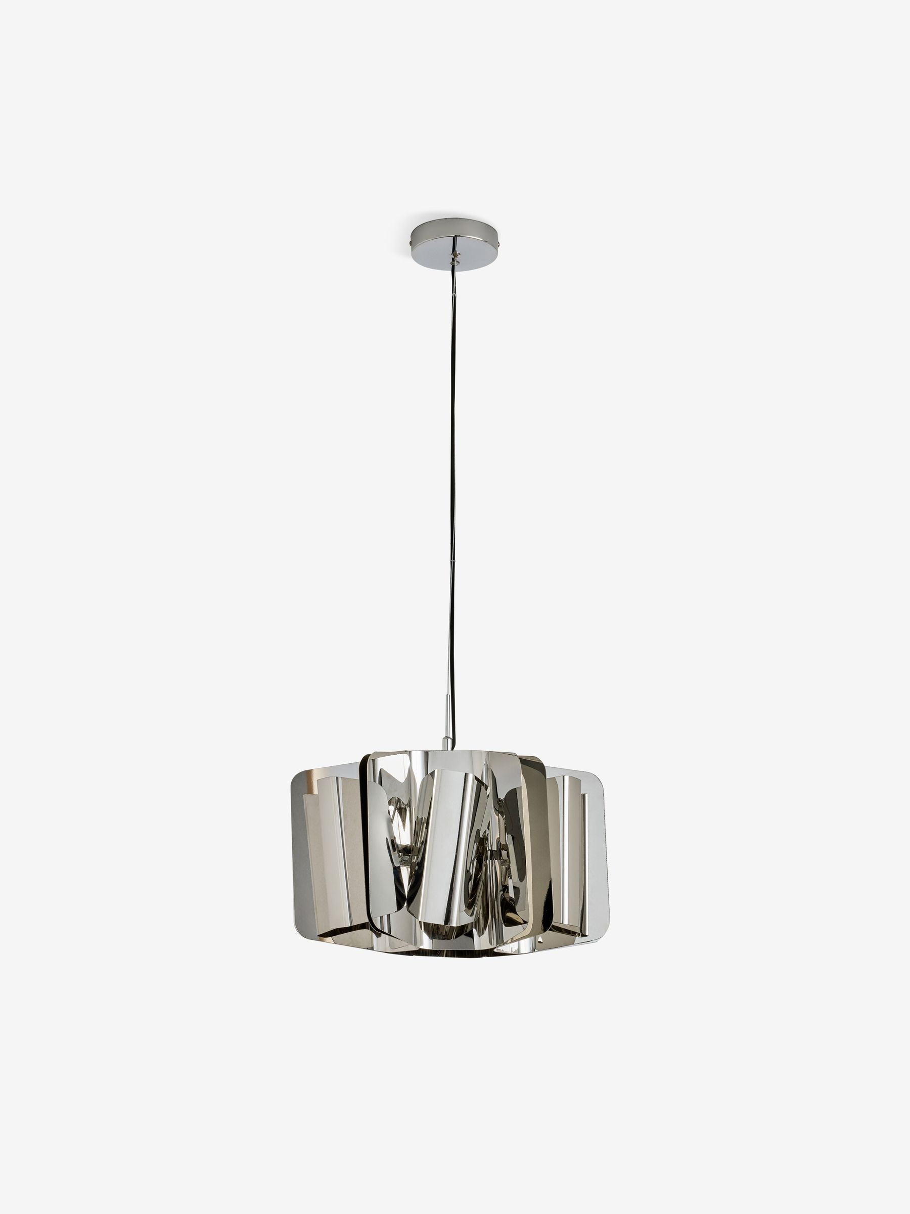 Draper Pendant Light in Silver - Image 5 of 5