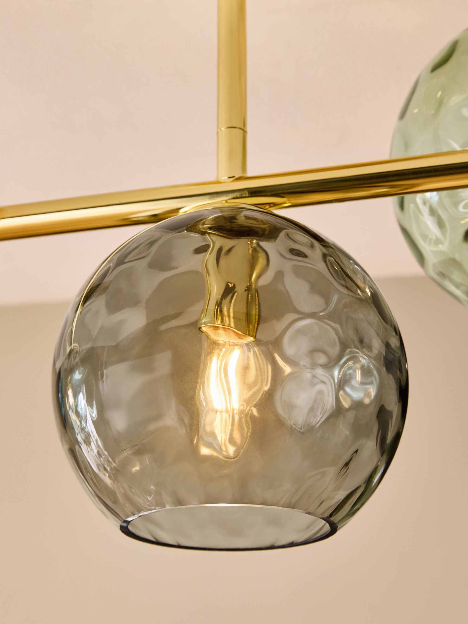 Ilaria 5 Light Regular Flush Ceiling in Gold - Image 3 of 4