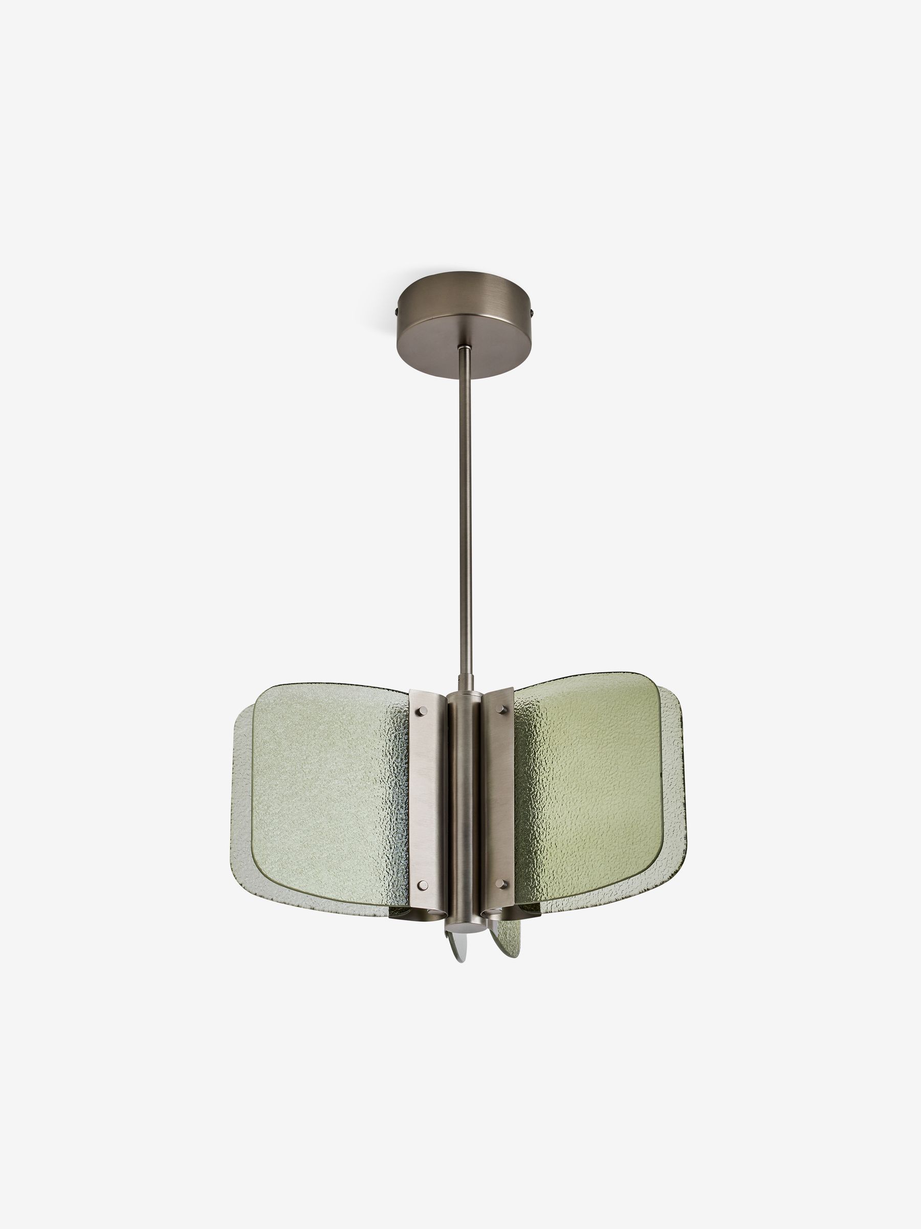 Sacha Pendant Light in Silver/Green - Image 5 of 5 Sacha Pendant Light in Silver/Green - Image 5 of 5