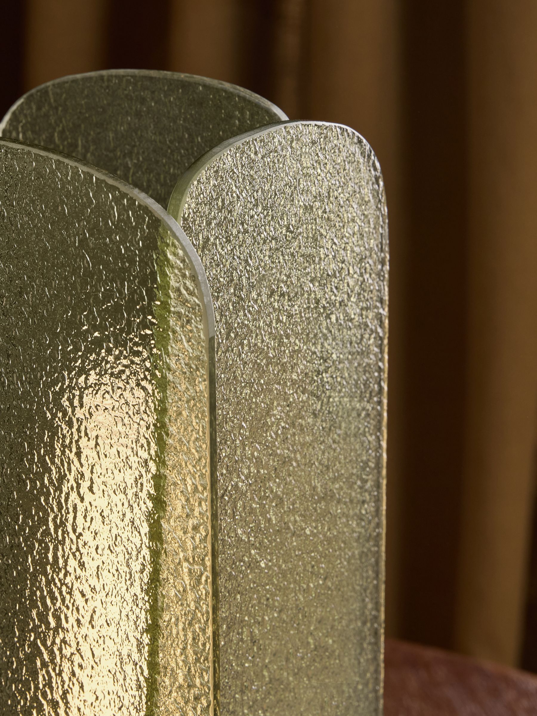 Sacha Table Lamp in Silver/Green - Image 3 of 5