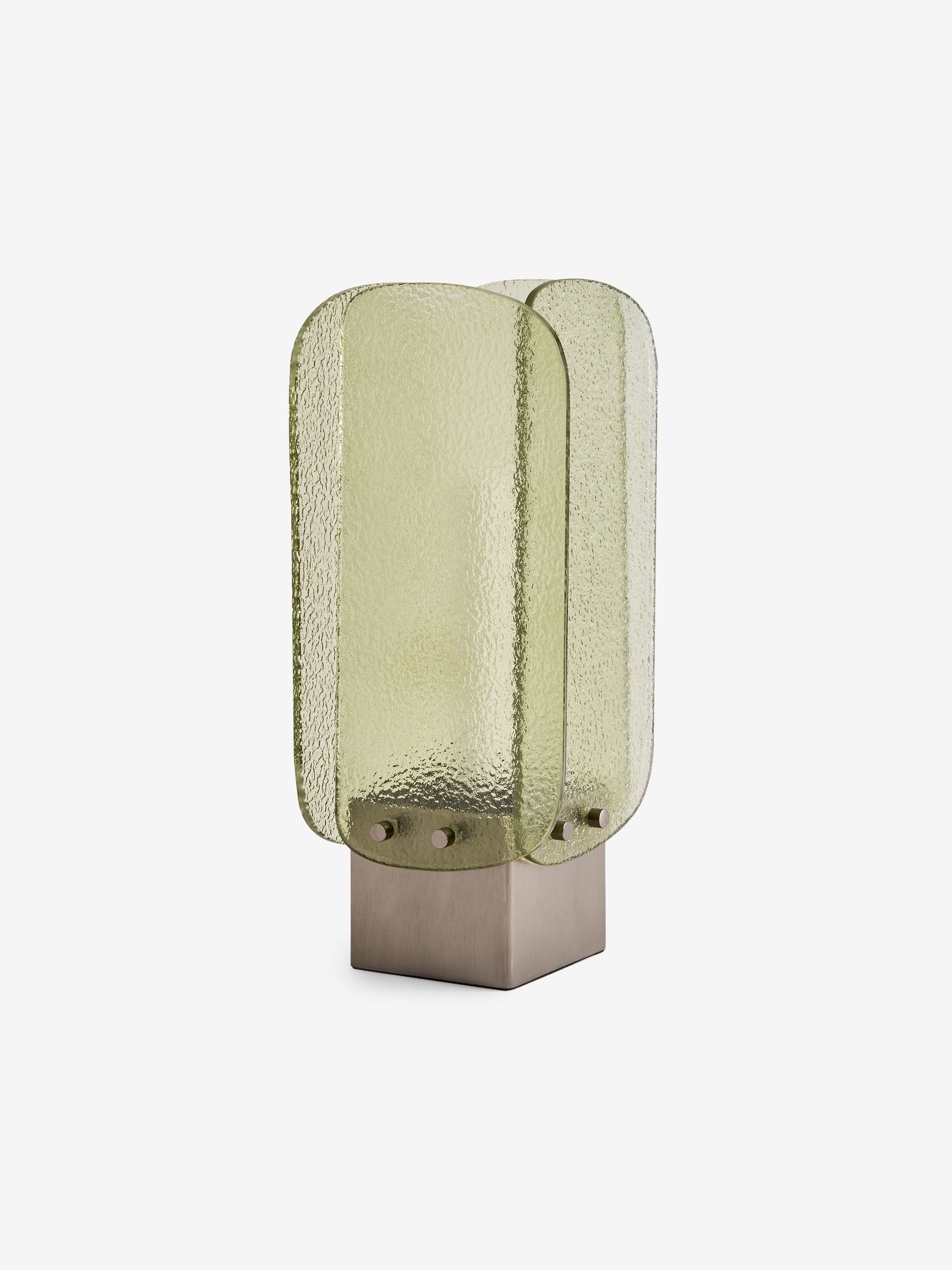 Sacha Table Lamp in Silver/Green - Image 5 of 5
