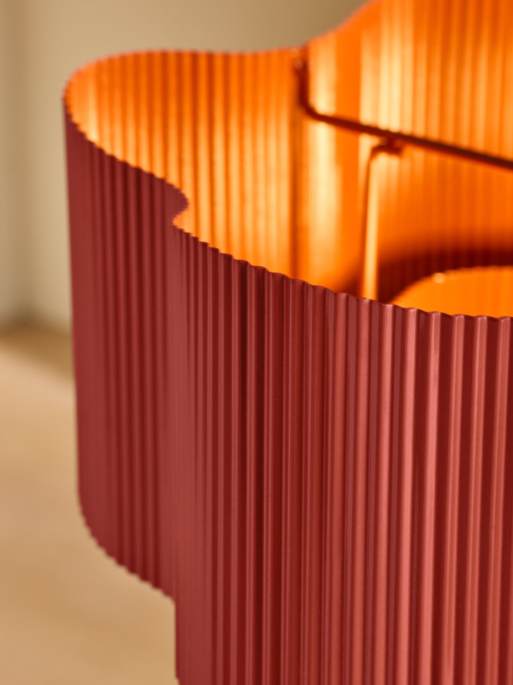 Red Easy Fit Sydney Ceiling Light Shade - Image 3 of 3