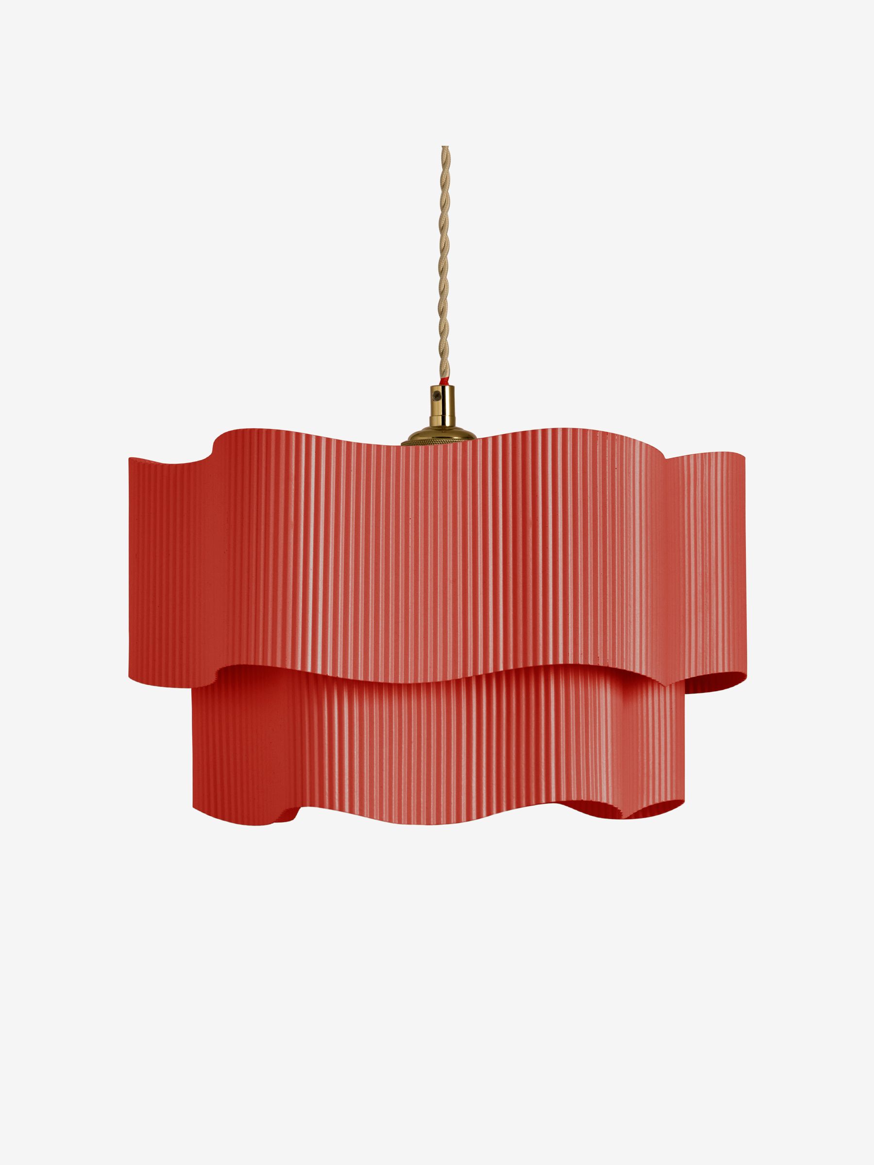 Red Easy Fit Sydney Ceiling Light Shade - Image 5 of 5