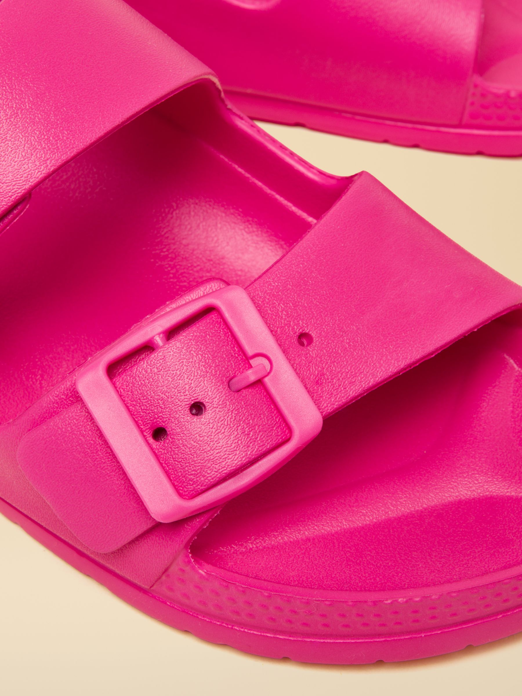 Sunseeker Bright Pink EVA Double Buckle Sliders - Image 6 of 6