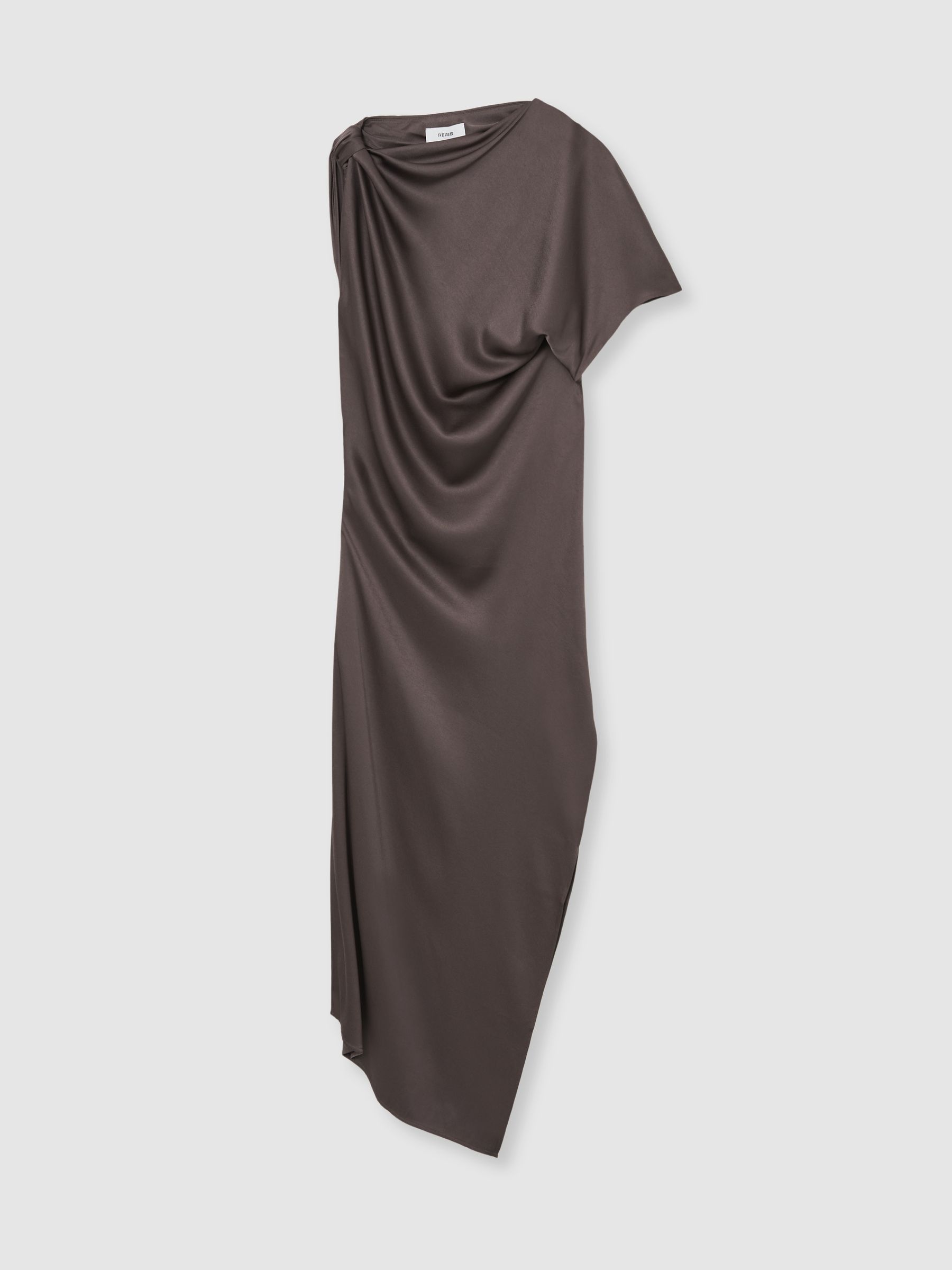 【海外限定】REISSワンピース☆Valli Satin Asymmetric Draped M Buy Reiss Burgundy Valli Petite Satin Asymmetric Draped Maxi