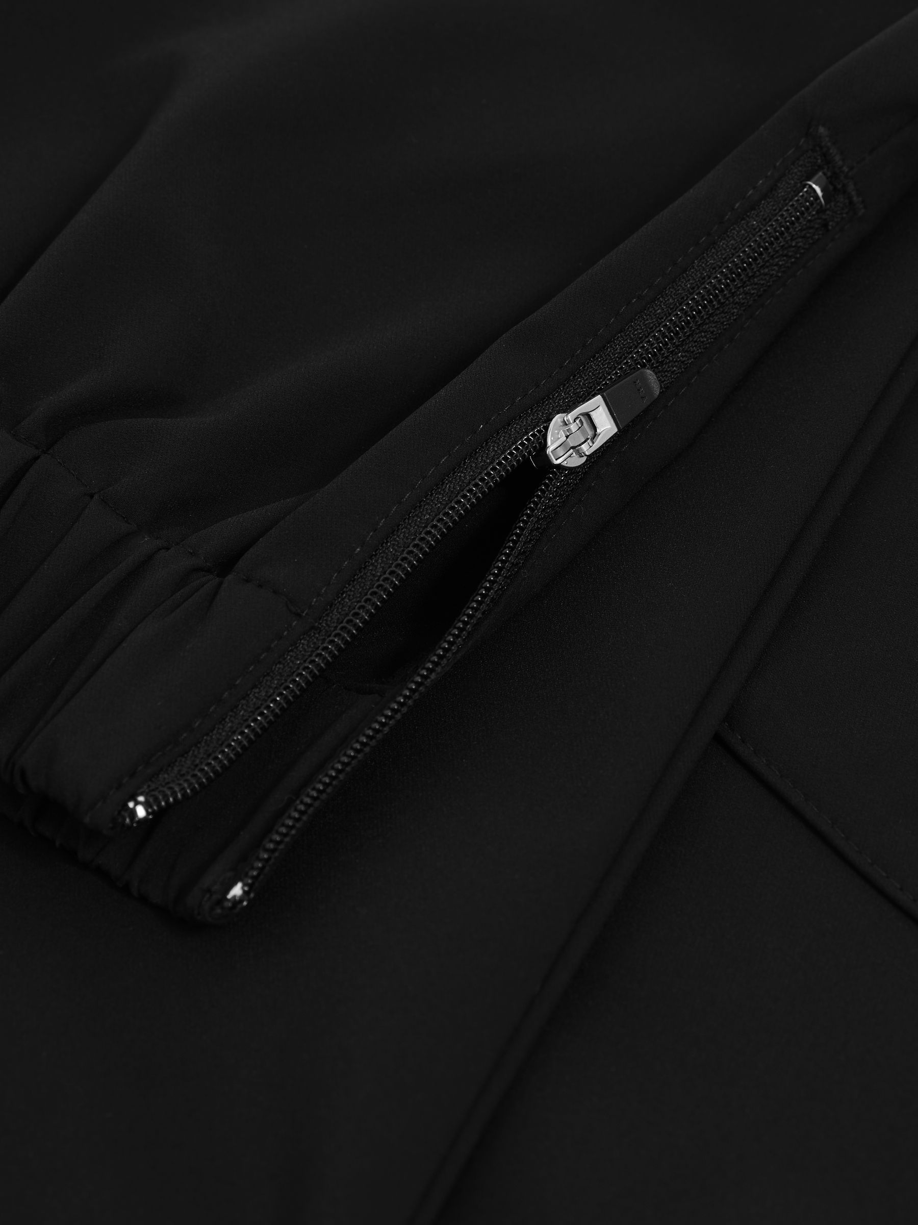 Stretch-Nylon Cuff Trousers in Black - image 4