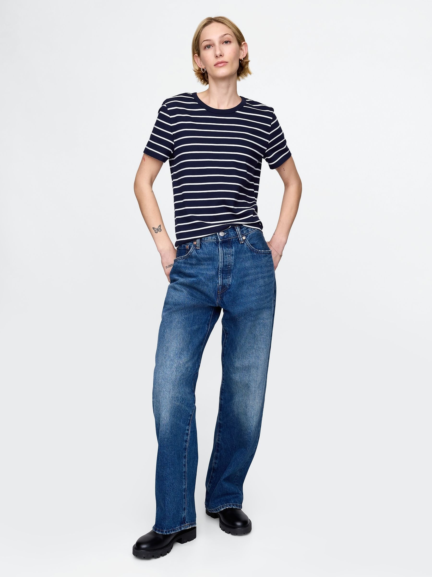Navy Blue VintageSoft T-Shirt - Image 3 of 5
