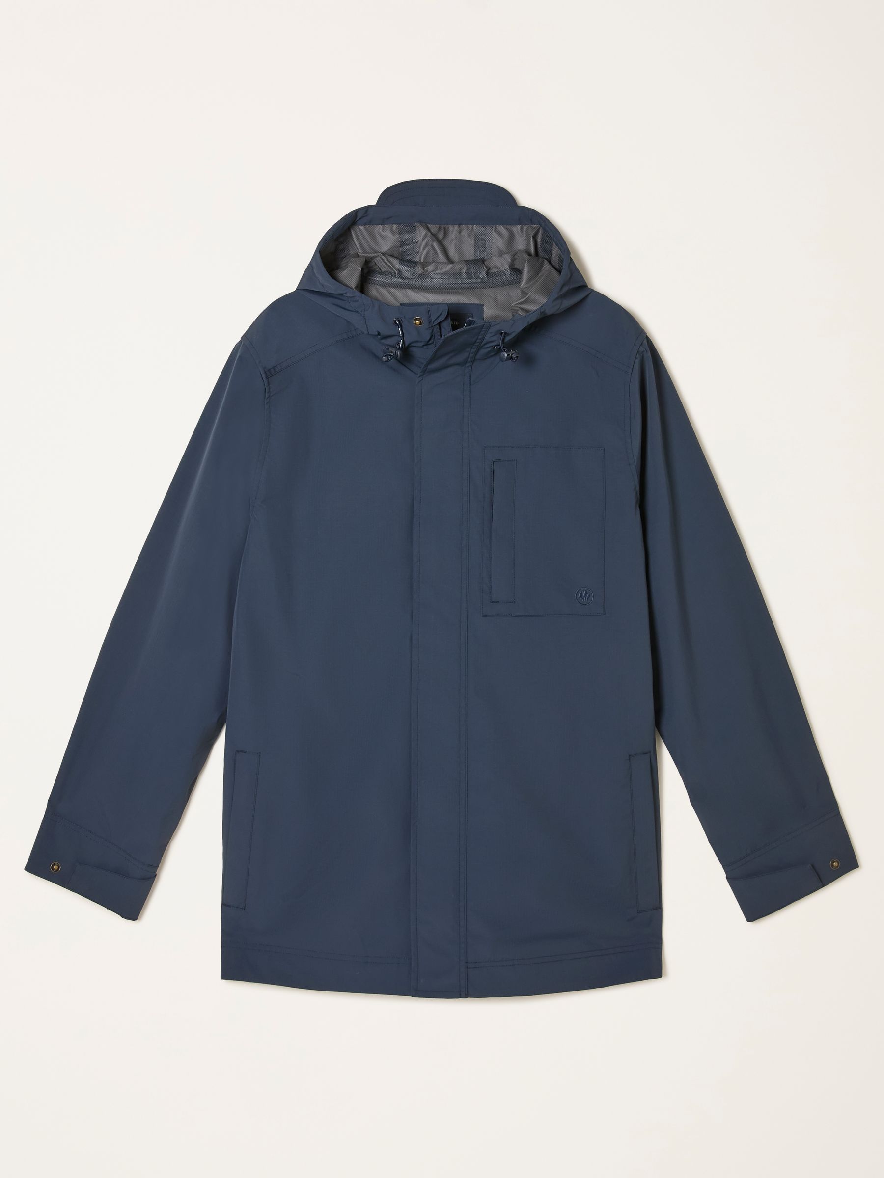 Navy Blue Waterproof Lightweight Jacket | FatFace